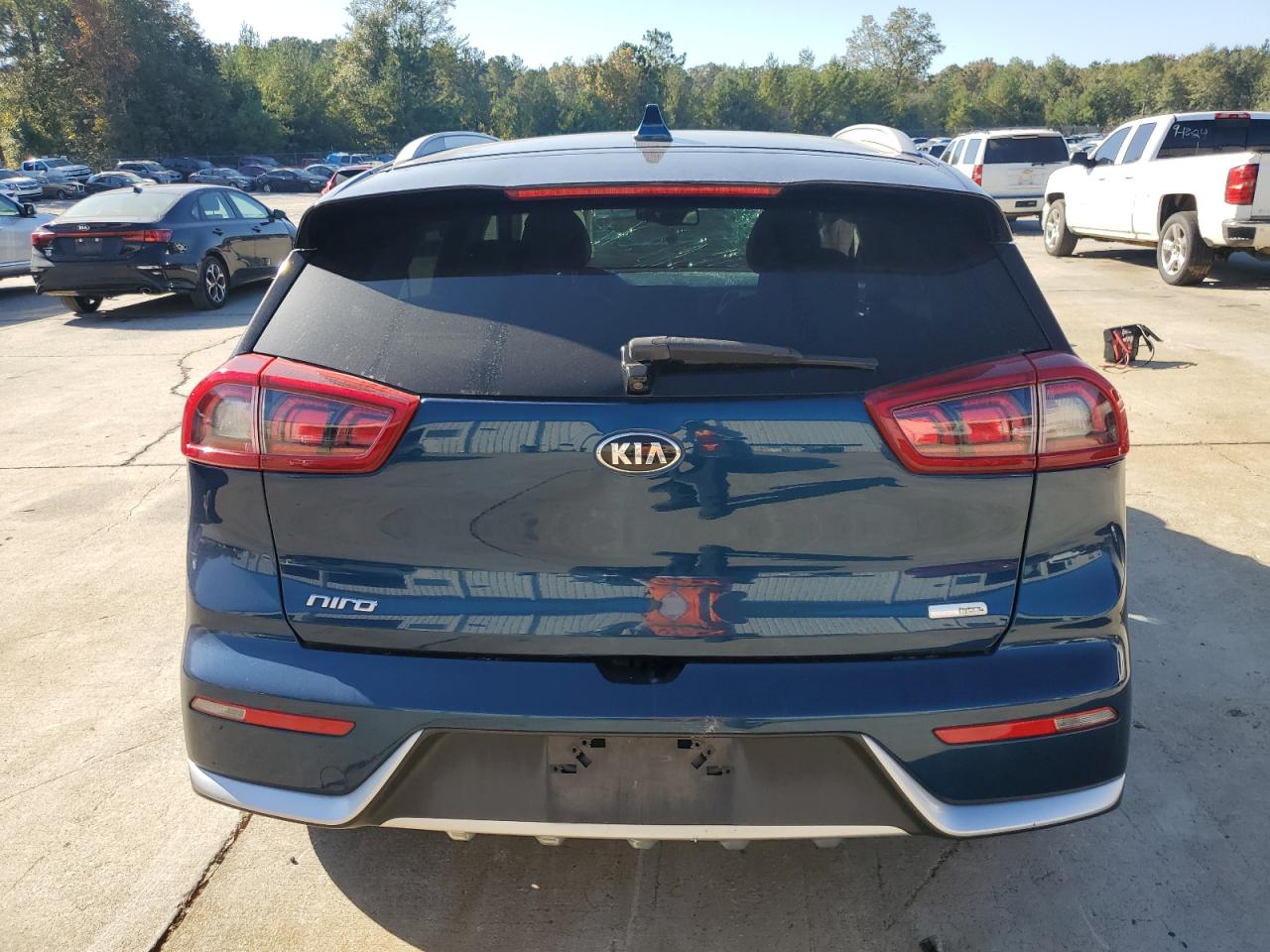 2018 KIA Niro VIN KNDCC3LC0J5109106 Copart auction photo, front end / side damage thumbnail 6