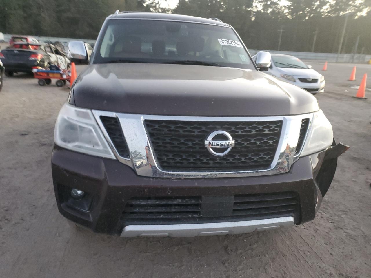 2017 Nissan Armada VIN JN8AY2ND1H9005028 Copart auction photo, side damage thumbnail 5