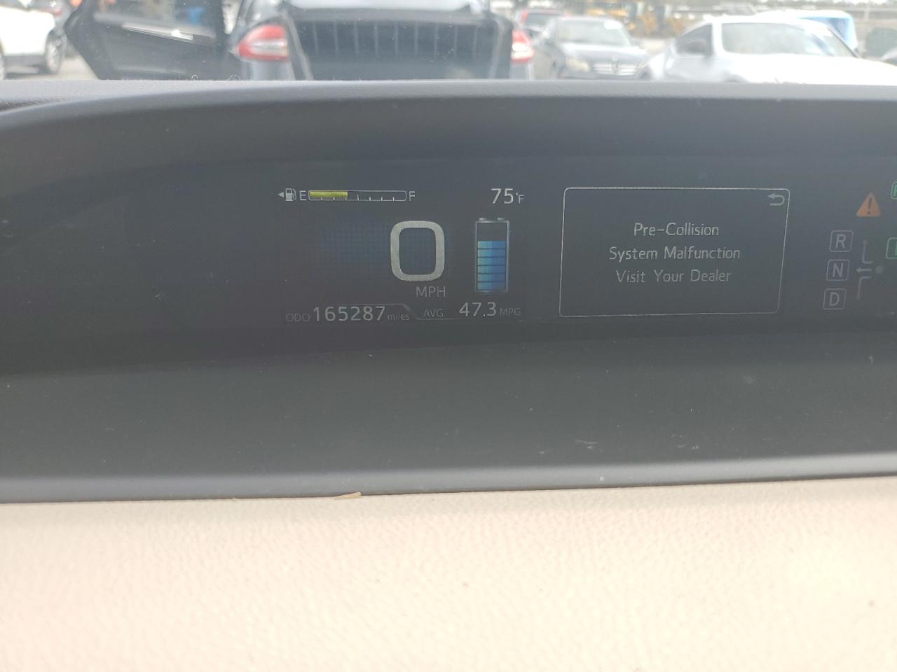 2018 Toyota Prius VIN JTDKARFUXJ3065992 Copart auction photo, front end / rear end damage thumbnail 9