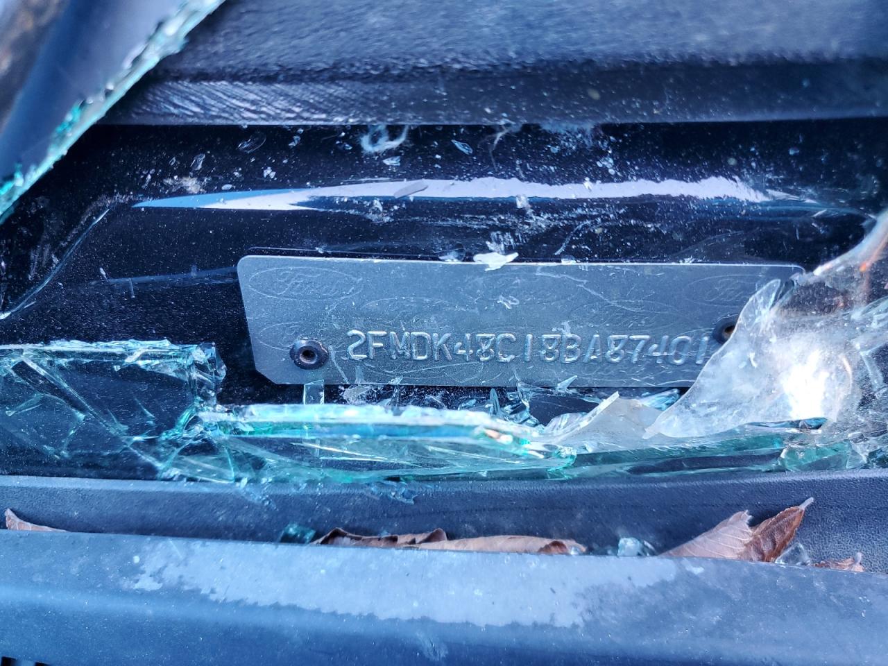 2008 Ford Edge VIN 2FMDK48C18BA87401 Copart auction photo, all over damage thumbnail 14