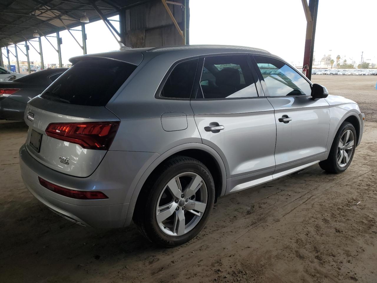2018 Audi Q5 VIN WA1ANAFY5J2012041 Copart auction photo, side / front end damage thumbnail 3