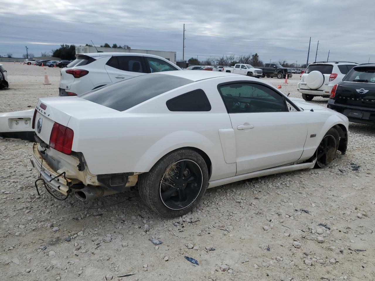2007 Ford Mustang VIN 1ZVHT82H275364684 Copart auction photo, all over damage thumbnail 3