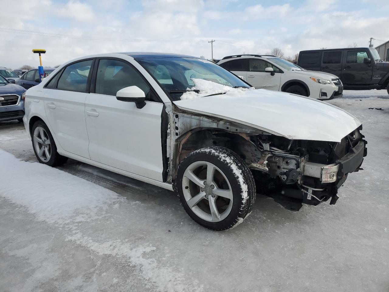 2016 Audi A3 VIN WAUB8GFF7G1079657 Copart auction photo, front end damage thumbnail 4