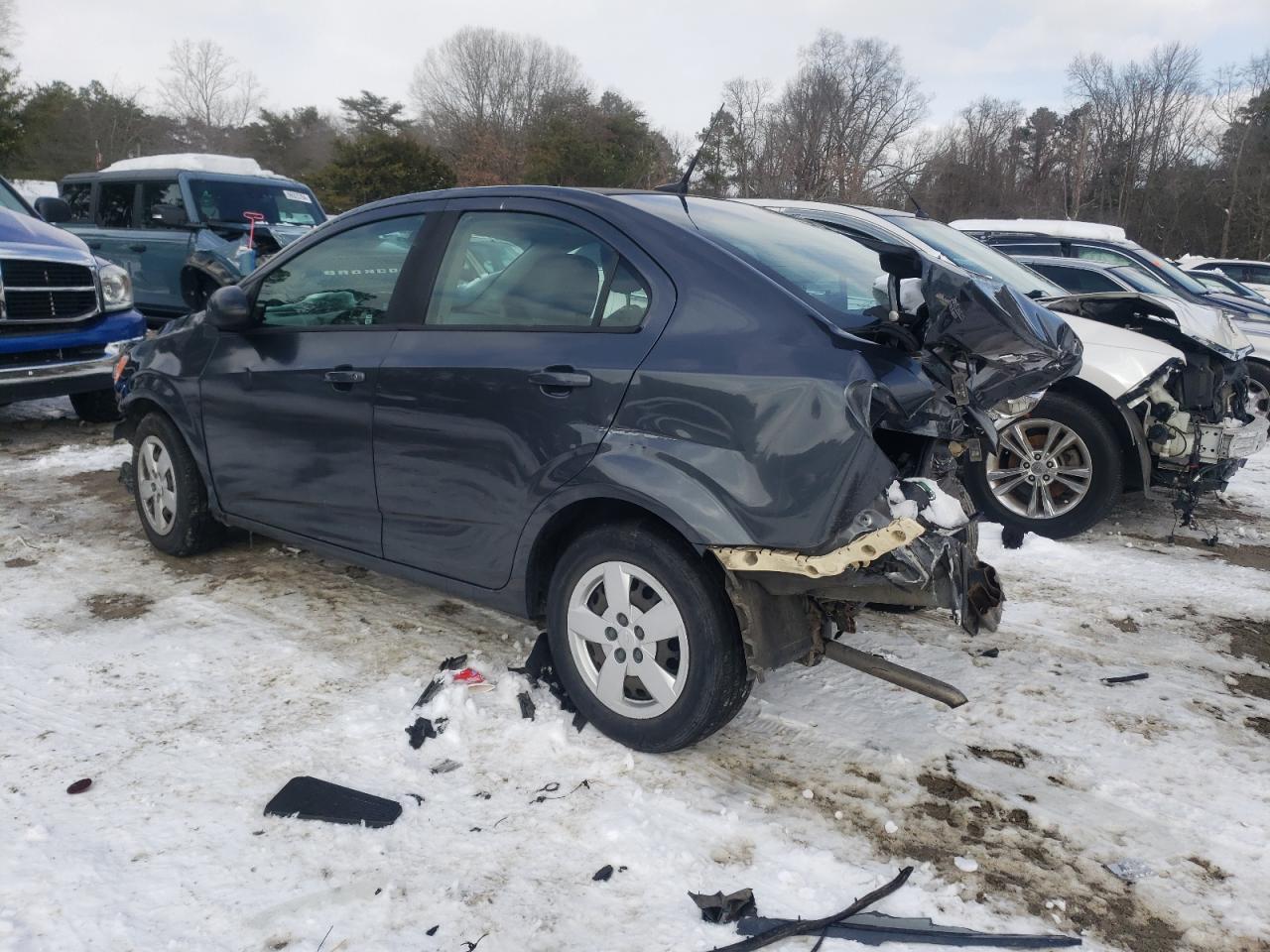 2013 Chevrolet Sonic VIN 1G1JB5SH3D4209206 Copart auction photo, all over damage thumbnail 2