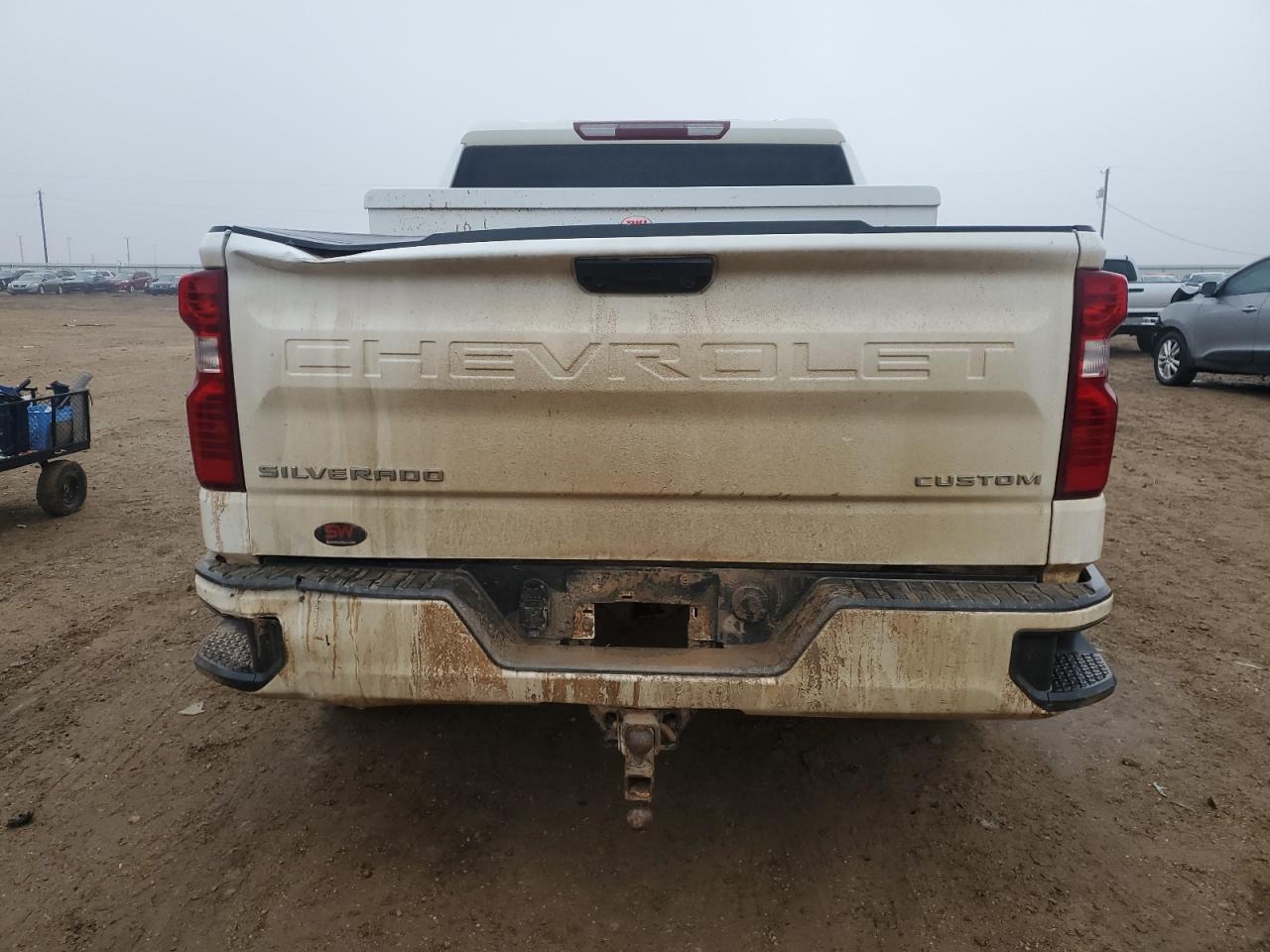 2022 Chevrolet Silverado VIN 1GCPDBEK1NZ617550 Copart auction photo, front end / rear end damage thumbnail 6