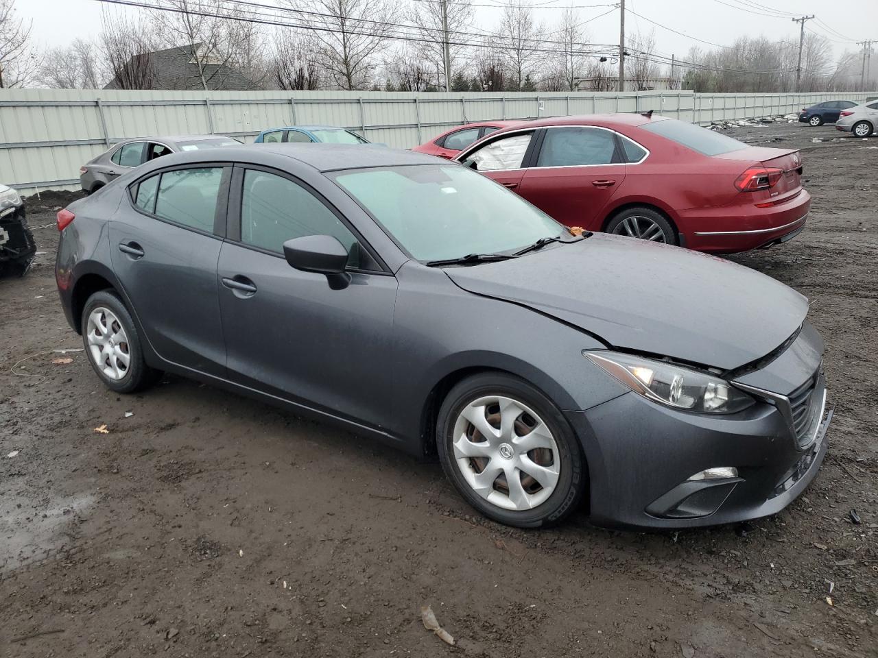 2016 Mazda 3 VIN 3MZBM1T76GM326756 Copart auction photo, front end damage thumbnail 4