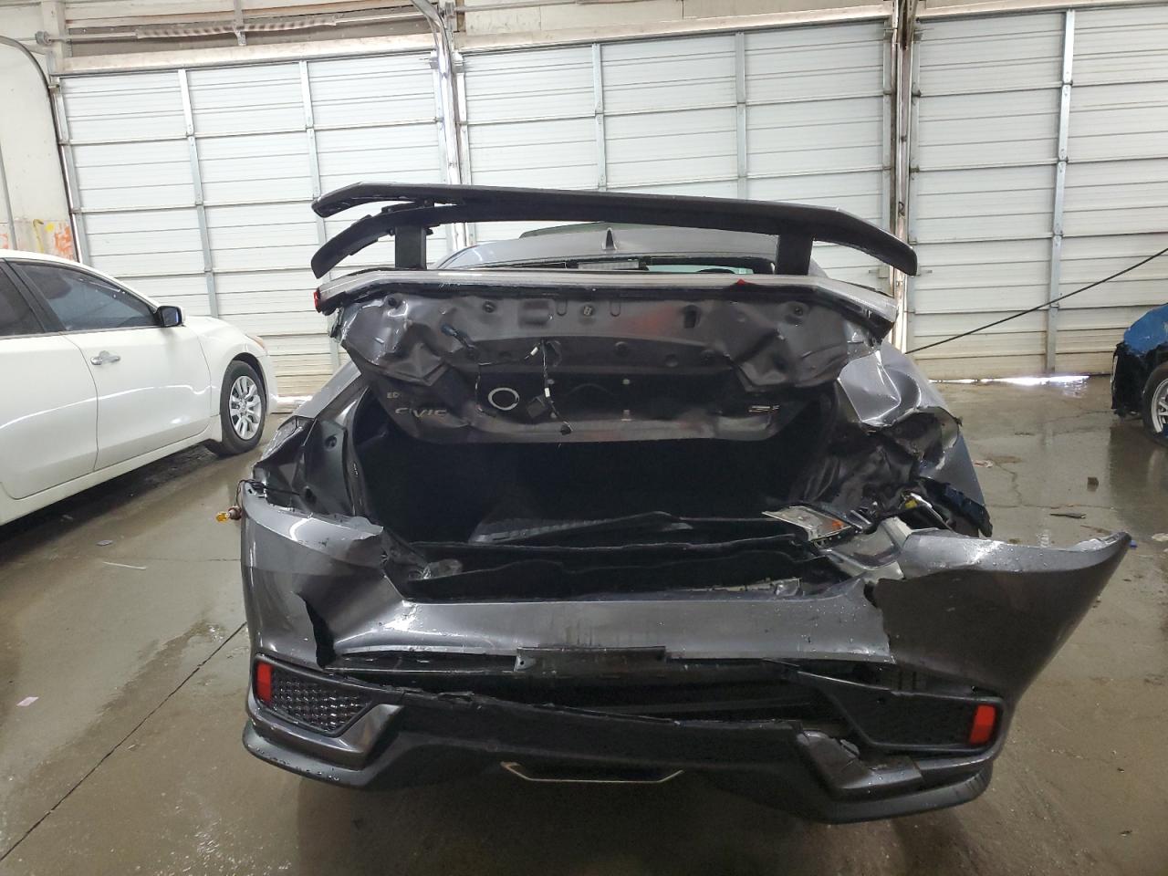 2018 Honda Civic VIN 2HGFC3A55JH755849 Copart auction photo, rear end / side damage thumbnail 6