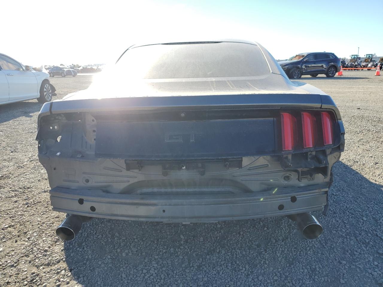 2016 Ford Mustang VIN 1FA6P8CF7G5256949 Copart auction photo, rear end / side damage thumbnail 6