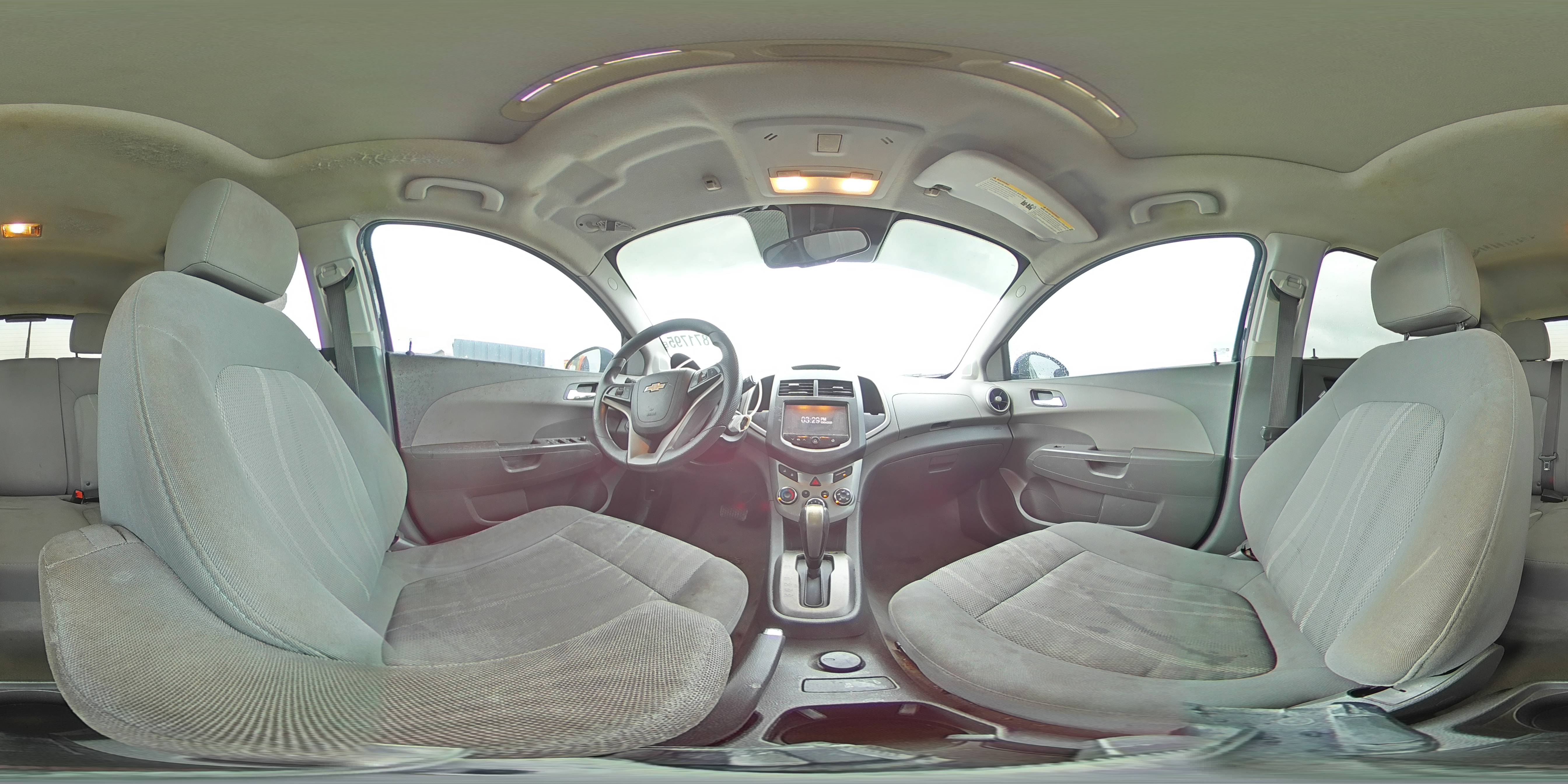 2015 Chevrolet Sonic VIN 1G1JC6SB8F4170937 Copart auction photo, front end / mechanical damage thumbnail 13