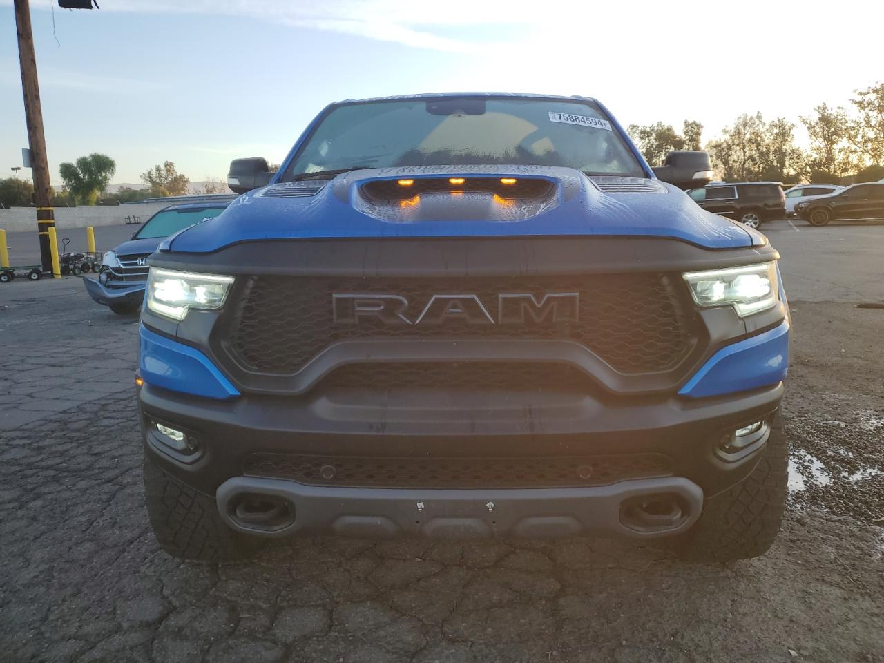 2021 RAM 1500 VIN 1C6SRFU98MN757772 Copart auction photo, rear end / minor dent/scratches damage thumbnail 5