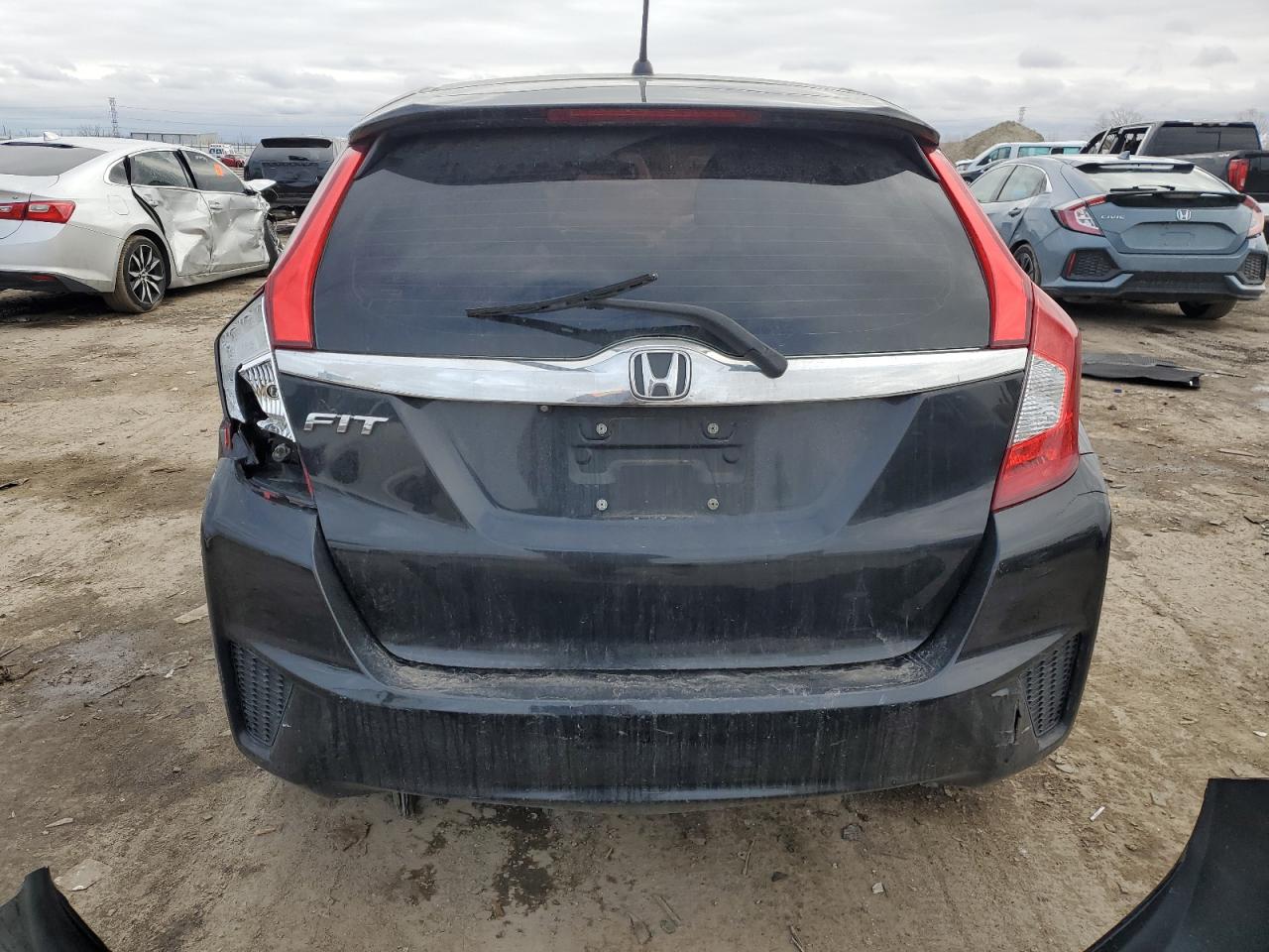 2017 Honda Fit VIN 3HGGK5H76HM712840 Copart auction photo, front end / rear end damage thumbnail 6