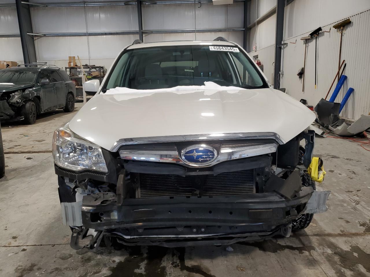 2015 Subaru Forester VIN JF2SJADC2FH423142 Copart auction photo, front end / rejected repair damage thumbnail 5