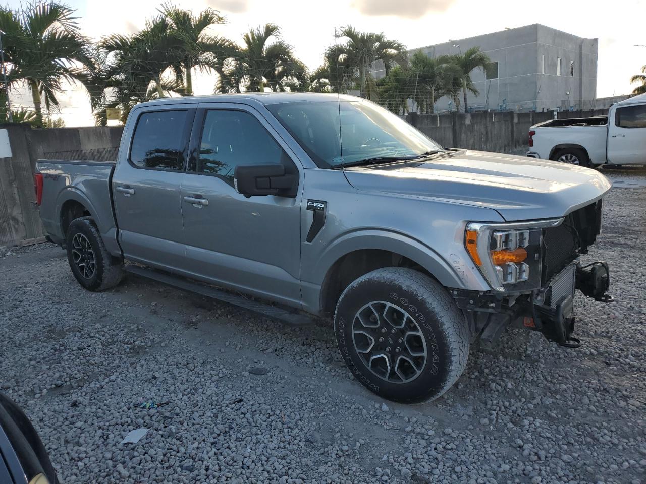 2021 Ford F-150 VIN 1FTEW1EP3MKD68778 Copart auction photo, rear end / front end damage thumbnail 4