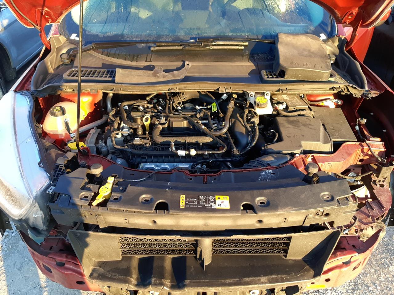 2019 Ford Escape VIN 1FMCU0GD4KUB21437 Copart auction photo, front end / side damage thumbnail 12