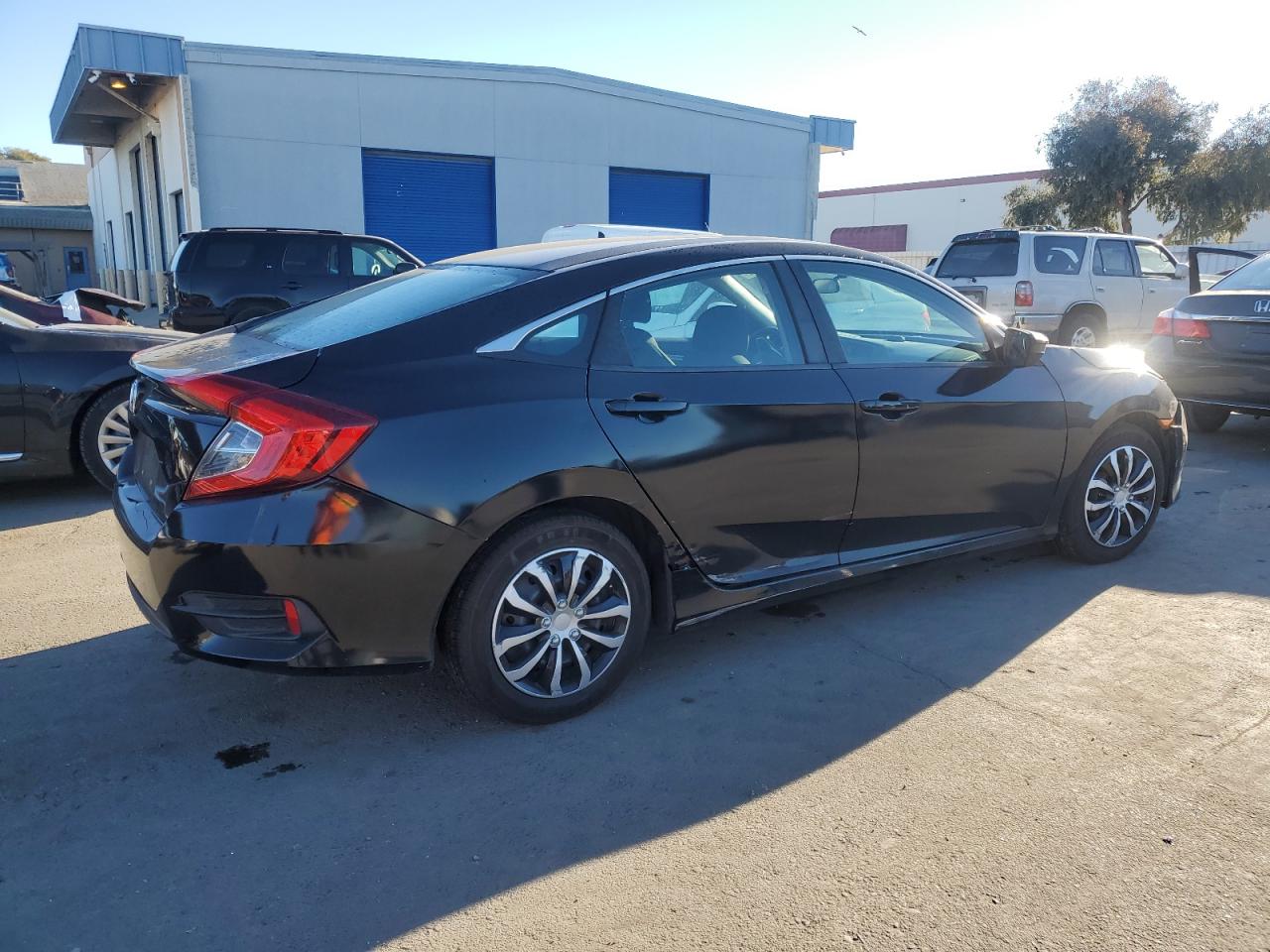 2016 Honda Civic VIN 19XFC2F53GE200288 Copart auction photo, front end / side damage thumbnail 3