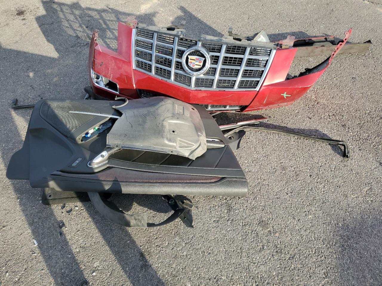 2012 Cadillac CTS VIN 1G6DP1E3XC0117324 Copart auction photo, front end damage thumbnail 12