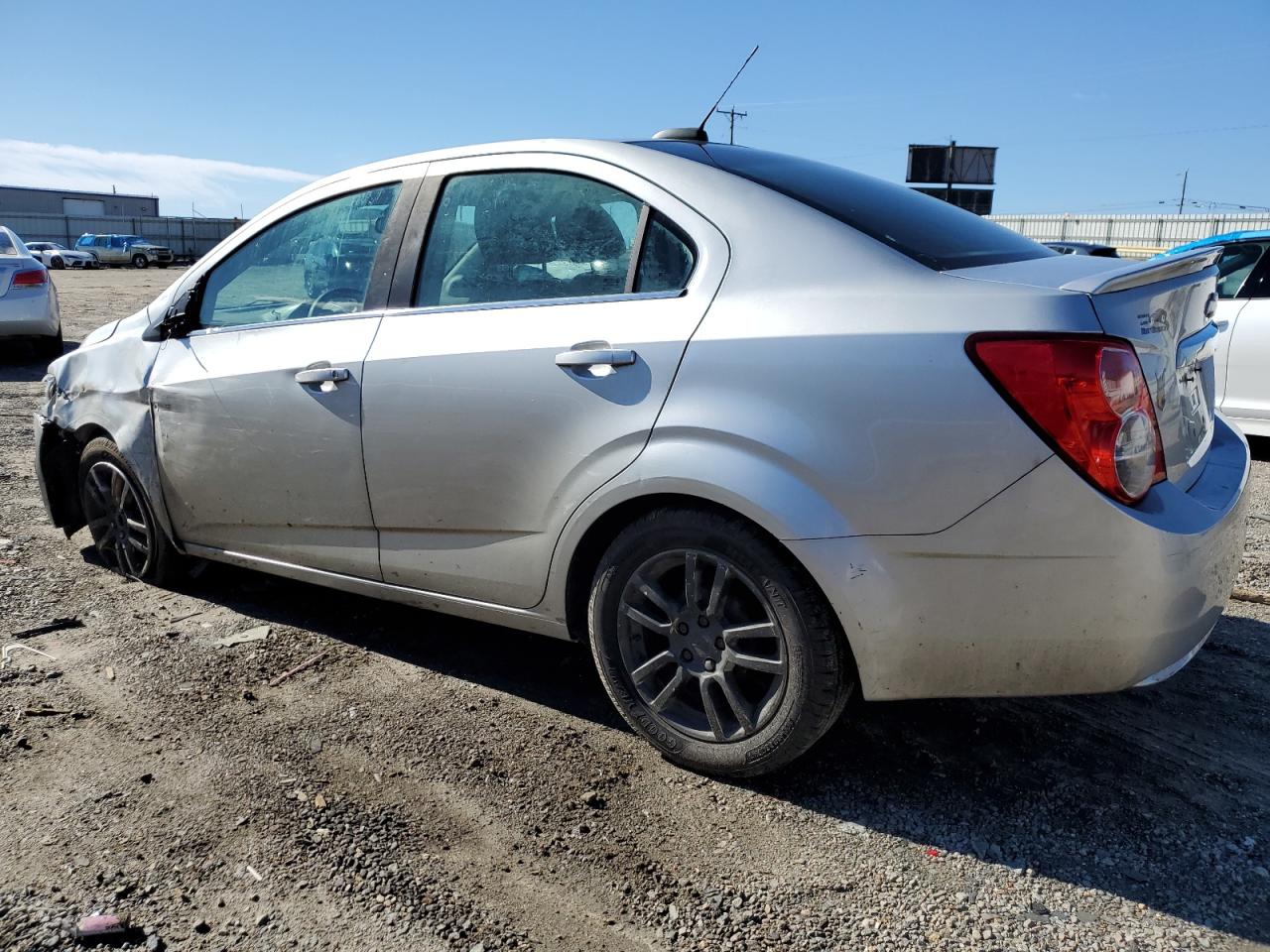 2015 Chevrolet Sonic VIN 1G1JC5SH2F4157843 Copart auction photo, all over / undercarriage damage thumbnail 2
