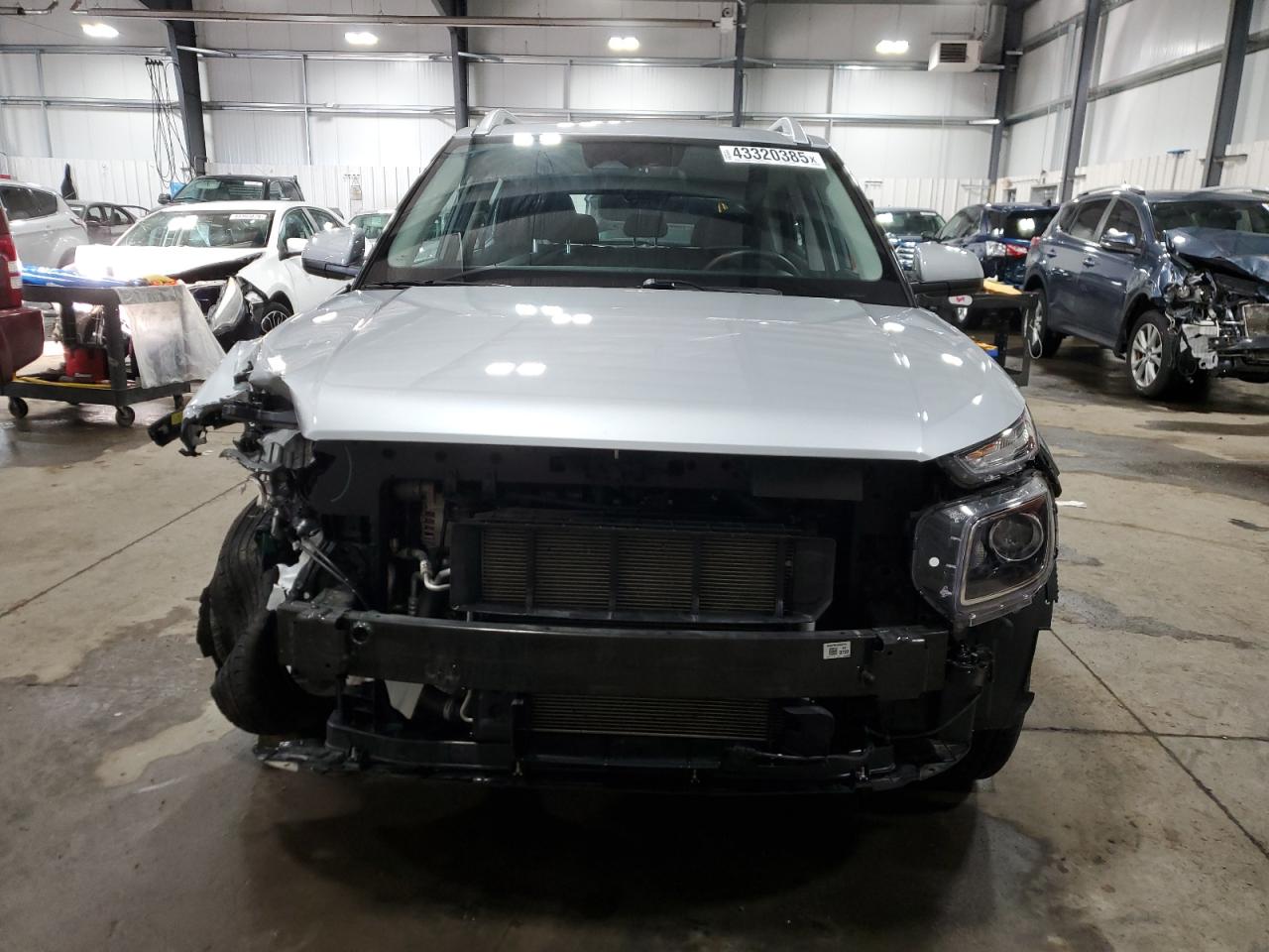 2023 Hyundai Venue VIN KMHRC8A32PU212693 Copart auction photo, front end damage thumbnail 5