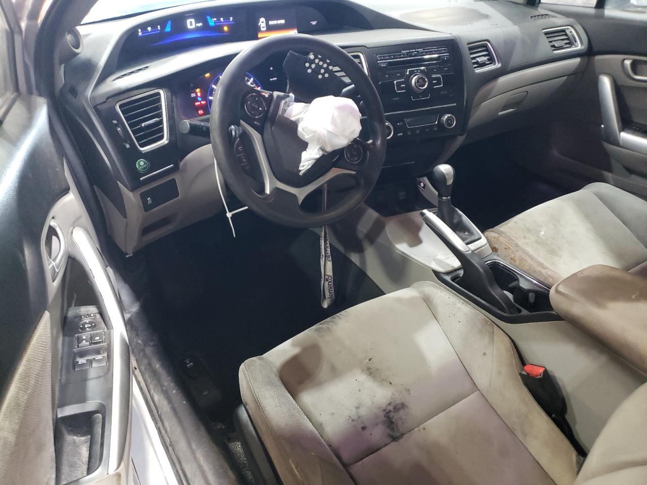 2013 Honda Civic VIN 2HGFG3A89DH500236 Copart auction photo, front end damage thumbnail 8
