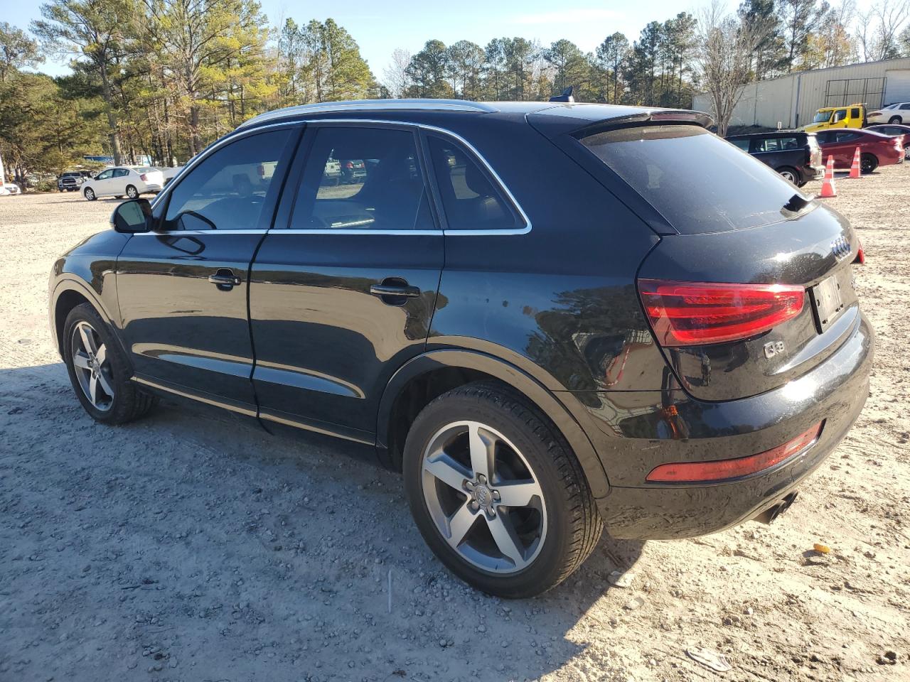2015 Audi Q3 VIN WA1EFCFS6FR002543 Copart auction photo, front end / side damage thumbnail 2