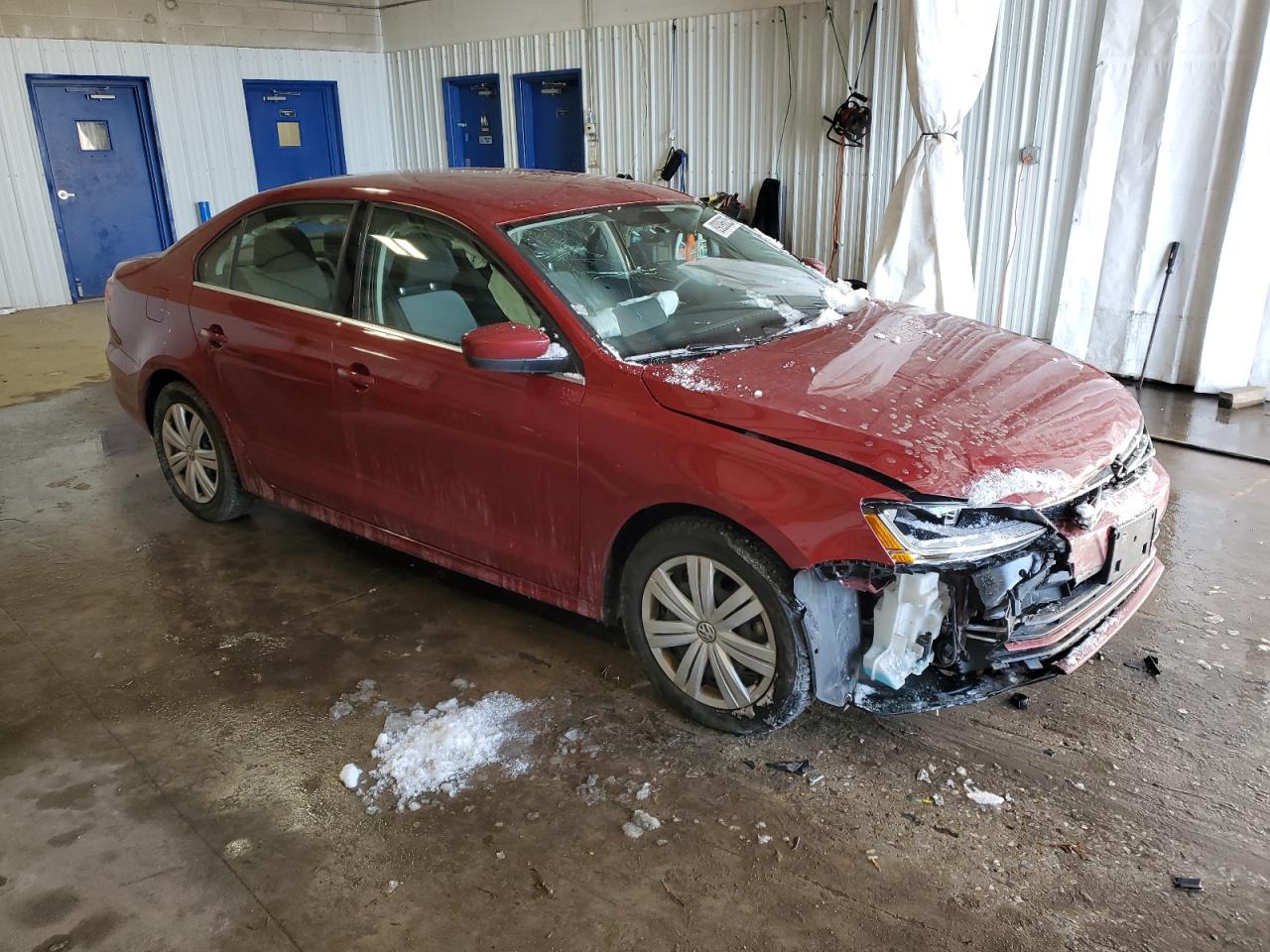 2017 Volkswagen Jetta VIN 3VW167AJ1HM270928 Copart auction photo, front end damage thumbnail 4