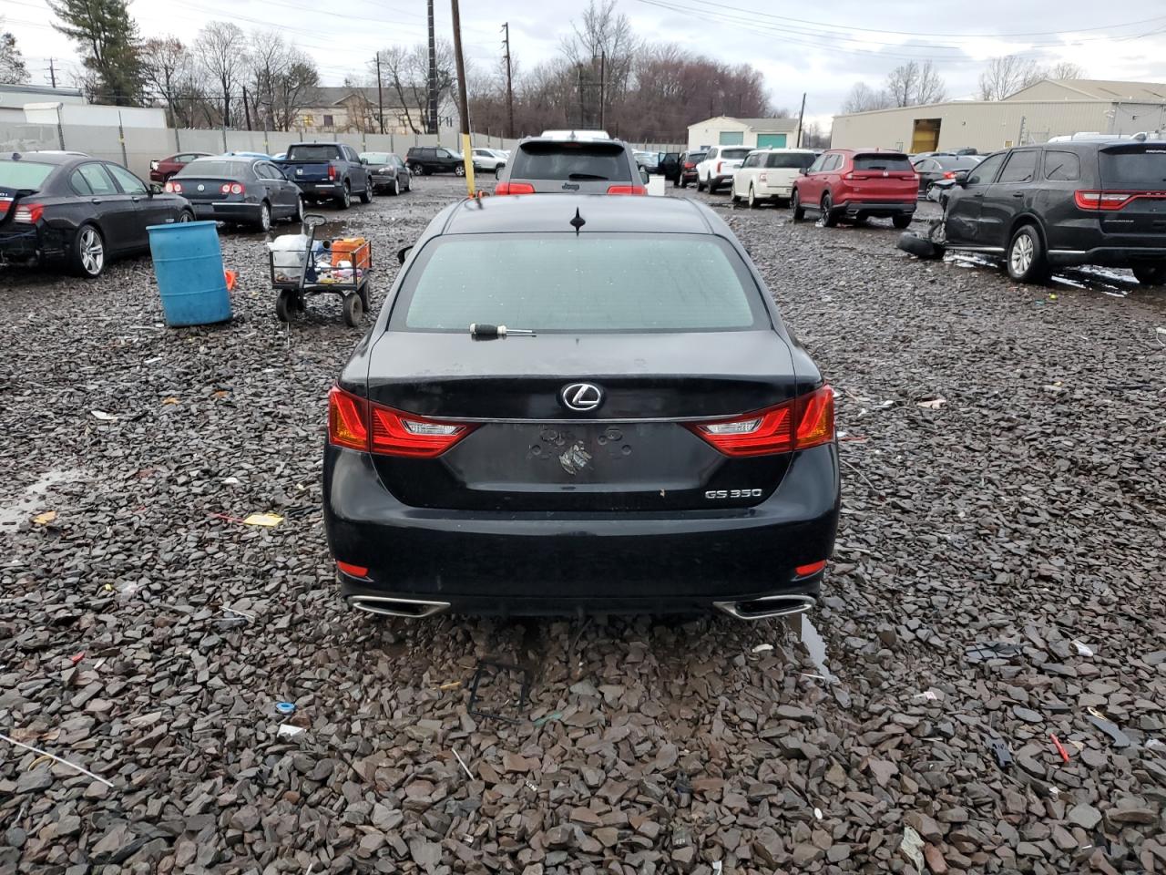 2014 Lexus GS VIN JTHBE1BL0E5033032 Copart auction photo, front end / side damage thumbnail 6
