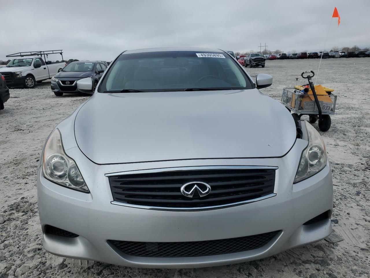2008 Infiniti G VIN JNKCV64E28M120246 Copart auction photo, front end / side damage thumbnail 5