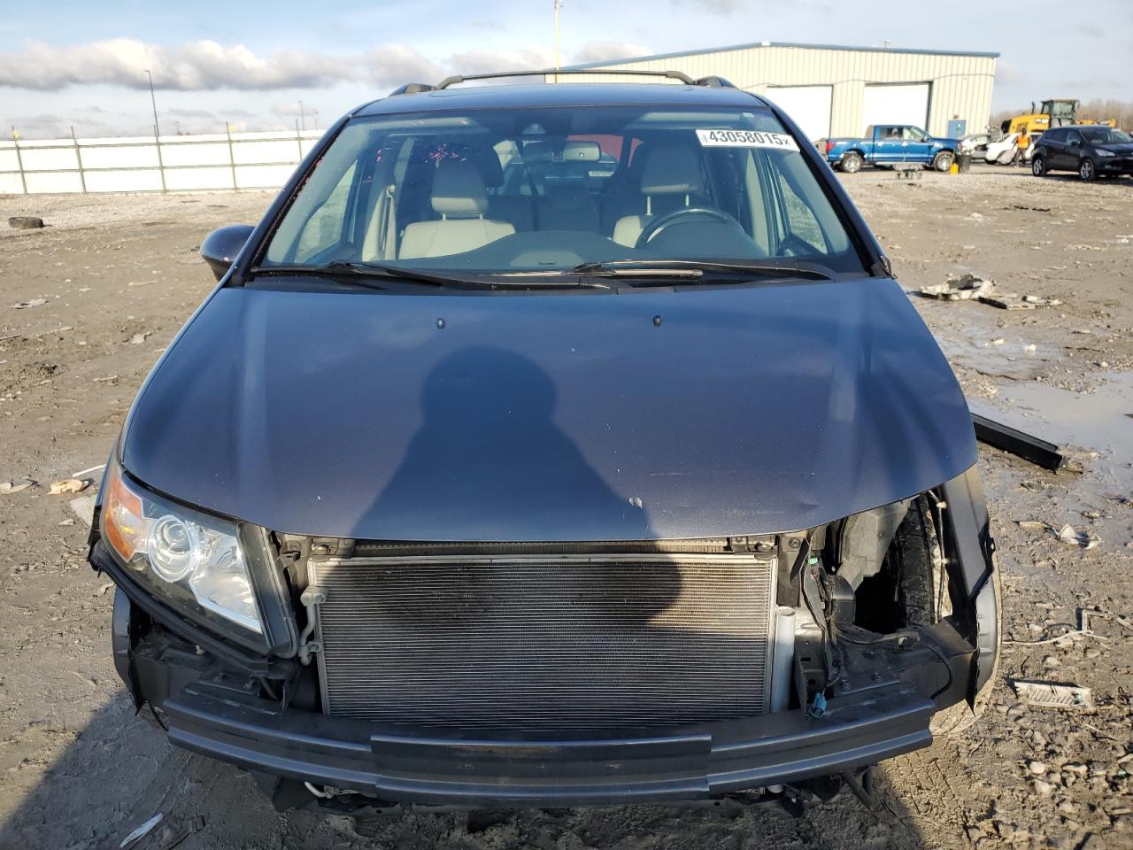 2014 Honda Odyssey VIN 5FNRL5H6XEB040308 Copart auction photo, front end damage thumbnail 5