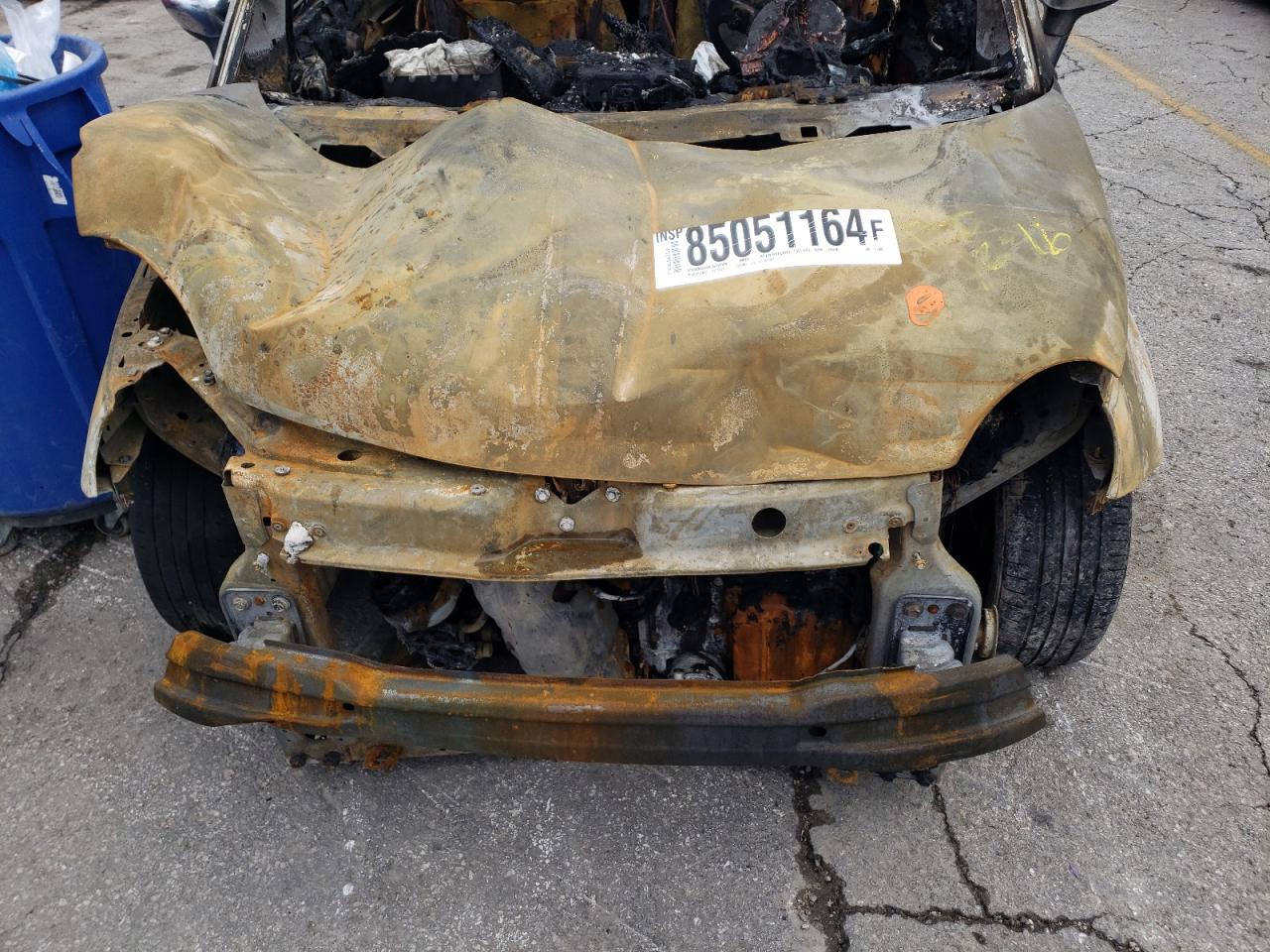 2012 Fiat 500 VIN 3C3CFFCR9CT127026 Copart auction photo, burn - engine / burn - interior damage thumbnail 11