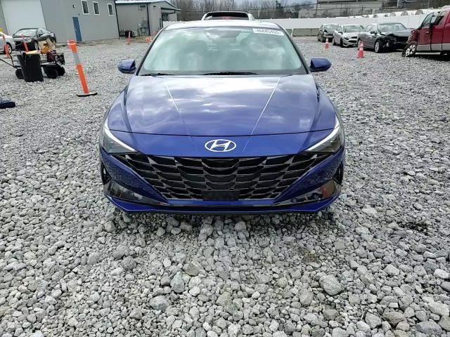 2022 Hyundai Elantra VIN KMHLN4AJ3NU026990 Copart auction photo, side damage thumbnail 10