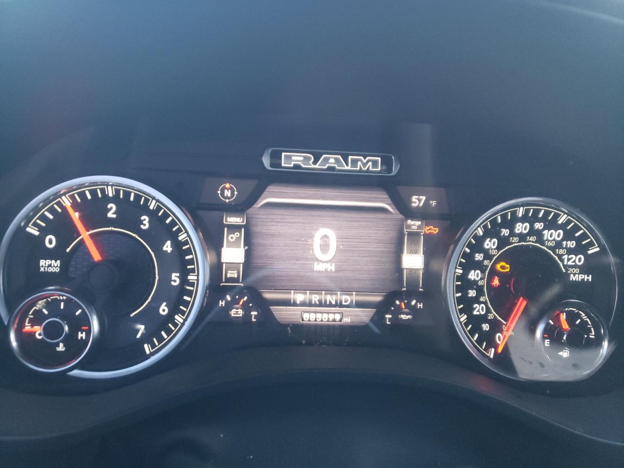 2020 RAM 1500 VIN 1C6SRFJT7LN321798 Copart auction photo, front end damage thumbnail 9