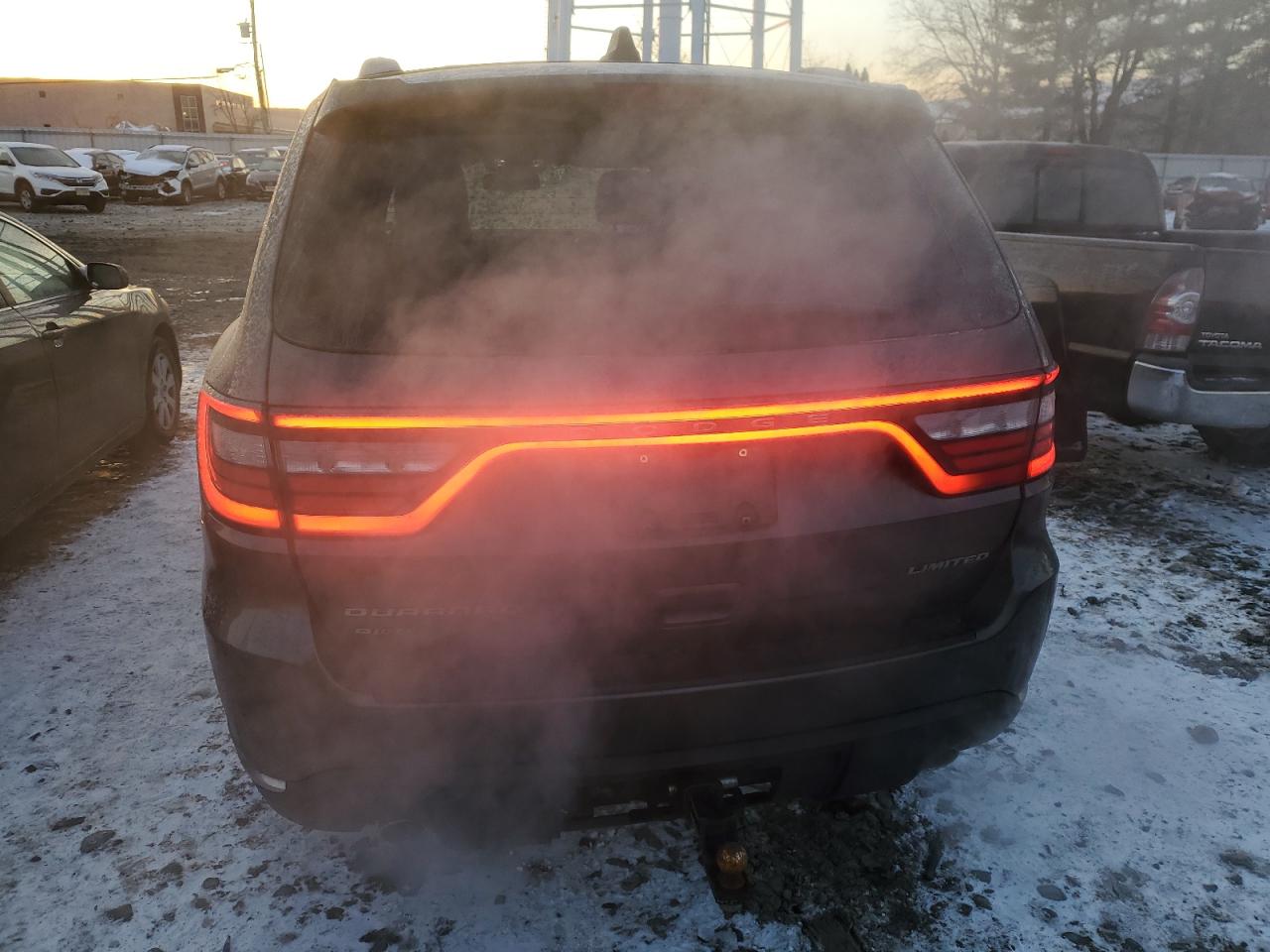 2014 Dodge Durango VIN 1C4SDJDT9EC345623 Copart auction photo, side damage thumbnail 6