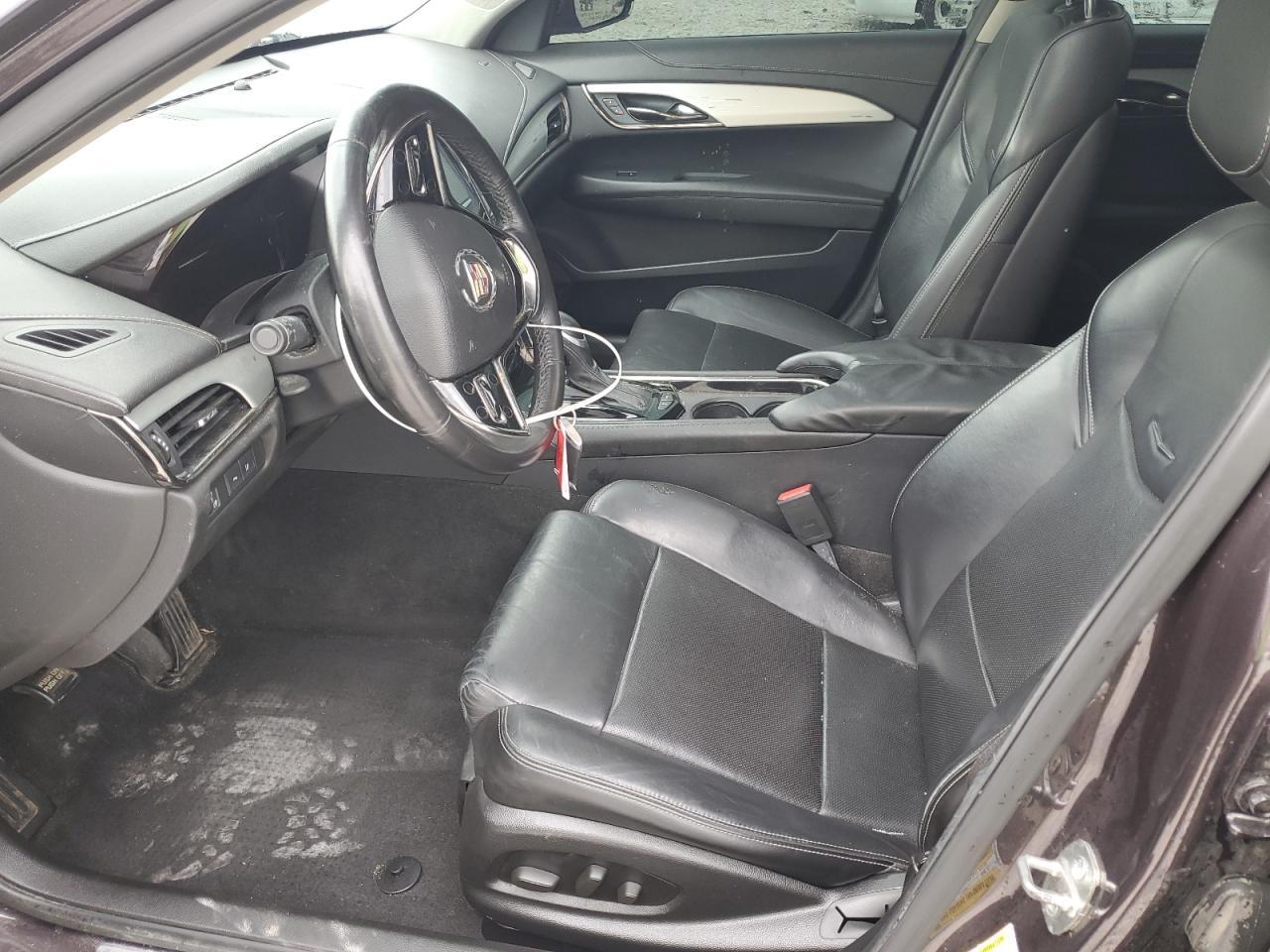 2014 Cadillac ATS VIN 1G6AB5SX2E0114954 Copart auction photo, side damage thumbnail 7