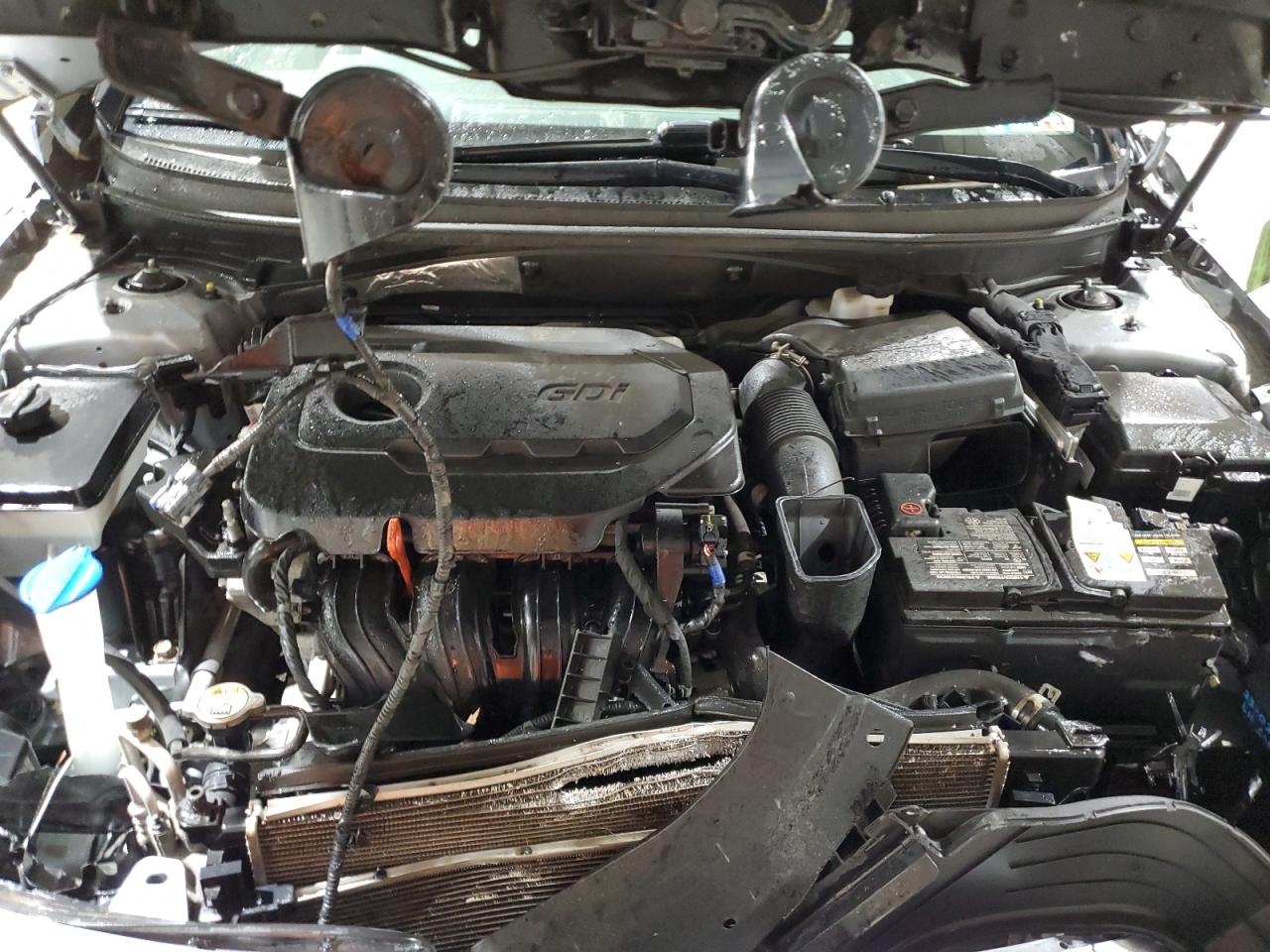 2017 Hyundai Sonata VIN 5NPE24AF0HH589818 Copart auction photo, front end damage thumbnail 11