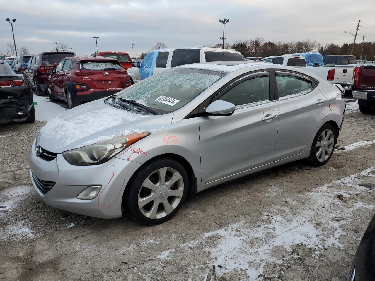 2012 Hyundai Elantra VIN KMHDH4AE3CU236971