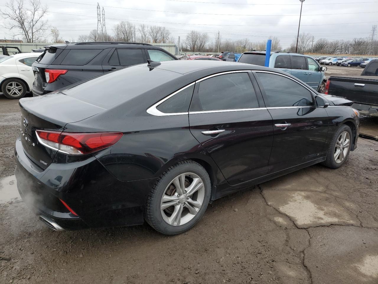 2018 Hyundai Sonata VIN 5NPE34AF1JH692720 Copart auction photo, front end damage thumbnail 3