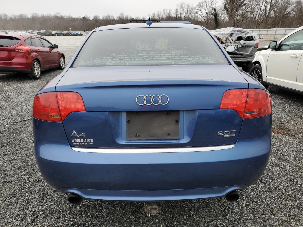 2008 Audi A4 VIN WAUDF78EX8A010840 Copart auction photo, front end damage thumbnail 6