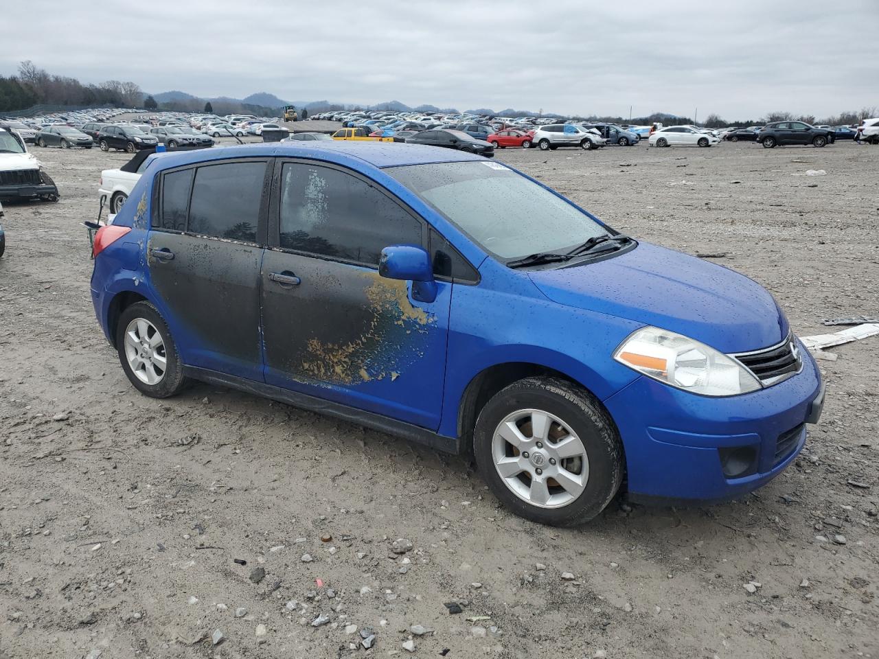 2012 Nissan Versa VIN 3N1BC1CP3CK268751 Copart auction photo, burn damage thumbnail 4