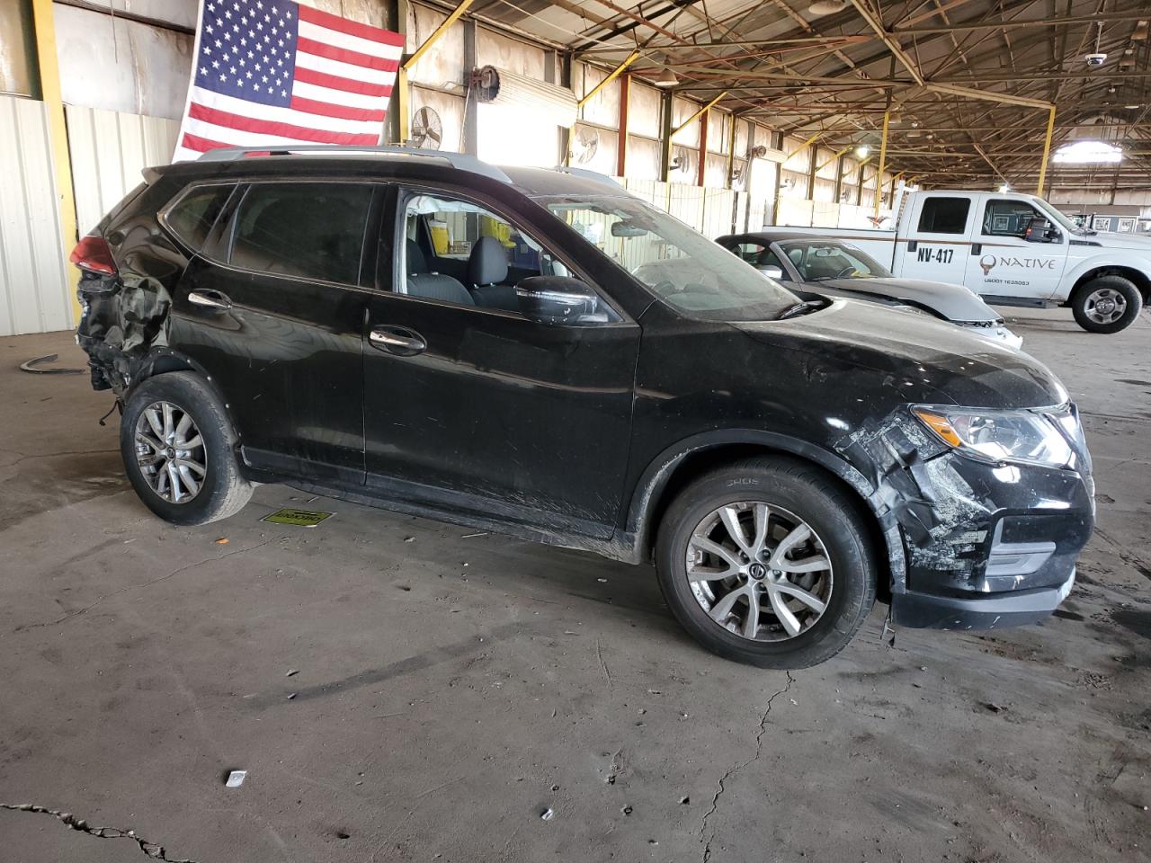 2019 Nissan Rogue VIN 5N1AT2MT6KC703918 Copart auction photo, rear end / side damage thumbnail 4