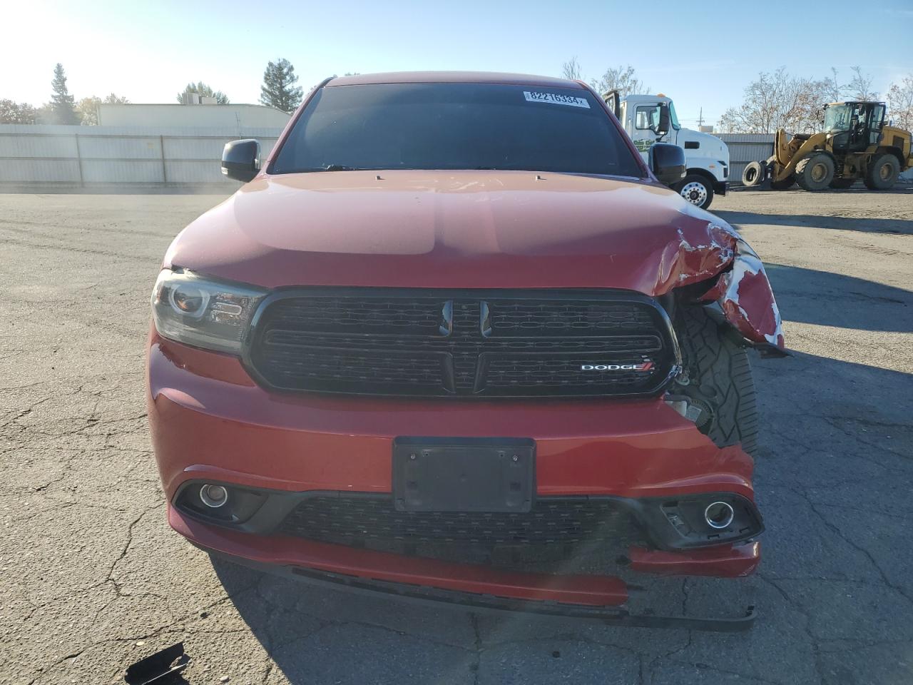 2017 Dodge Durango VIN 1C4SDHCT9HC672425 Copart auction photo, front end / side damage thumbnail 5
