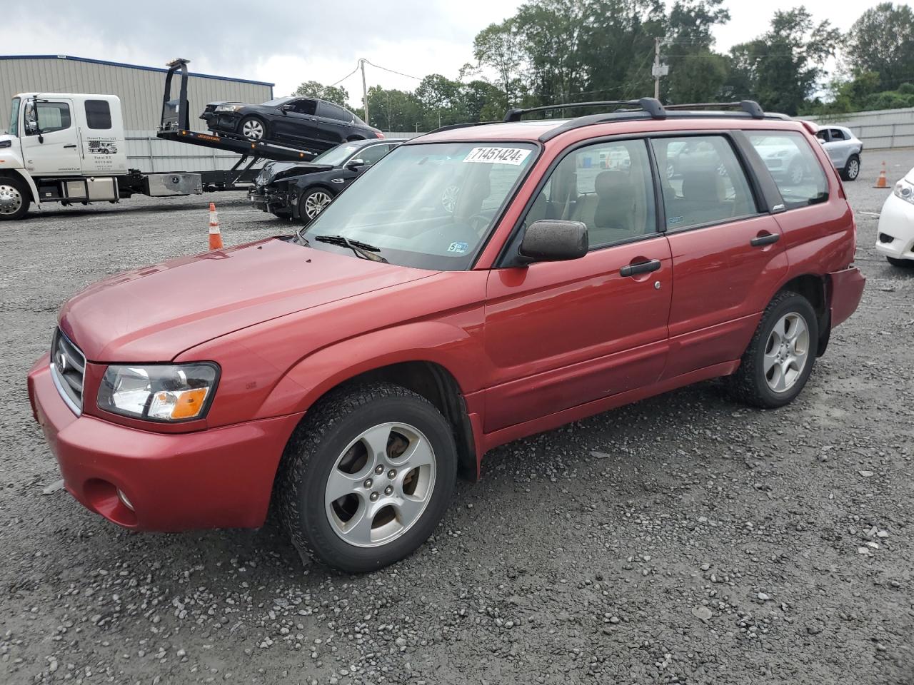 2004 Subaru Forester VIN JF1SG65634G741847 - copart_com auction photo