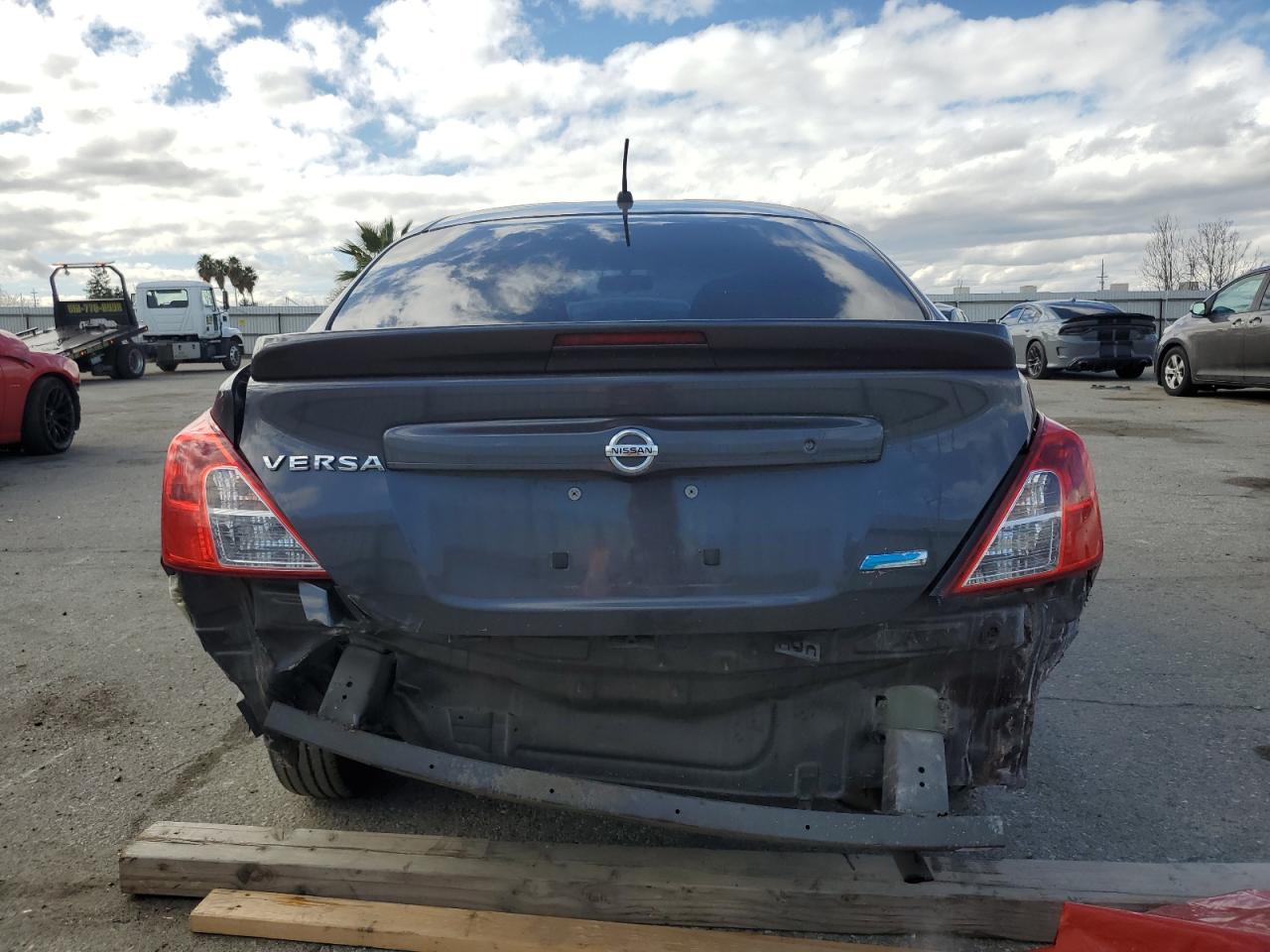 2015 Nissan Versa VIN 3N1CN7AP2FL895380 Copart auction photo, rear end / front end damage thumbnail 6