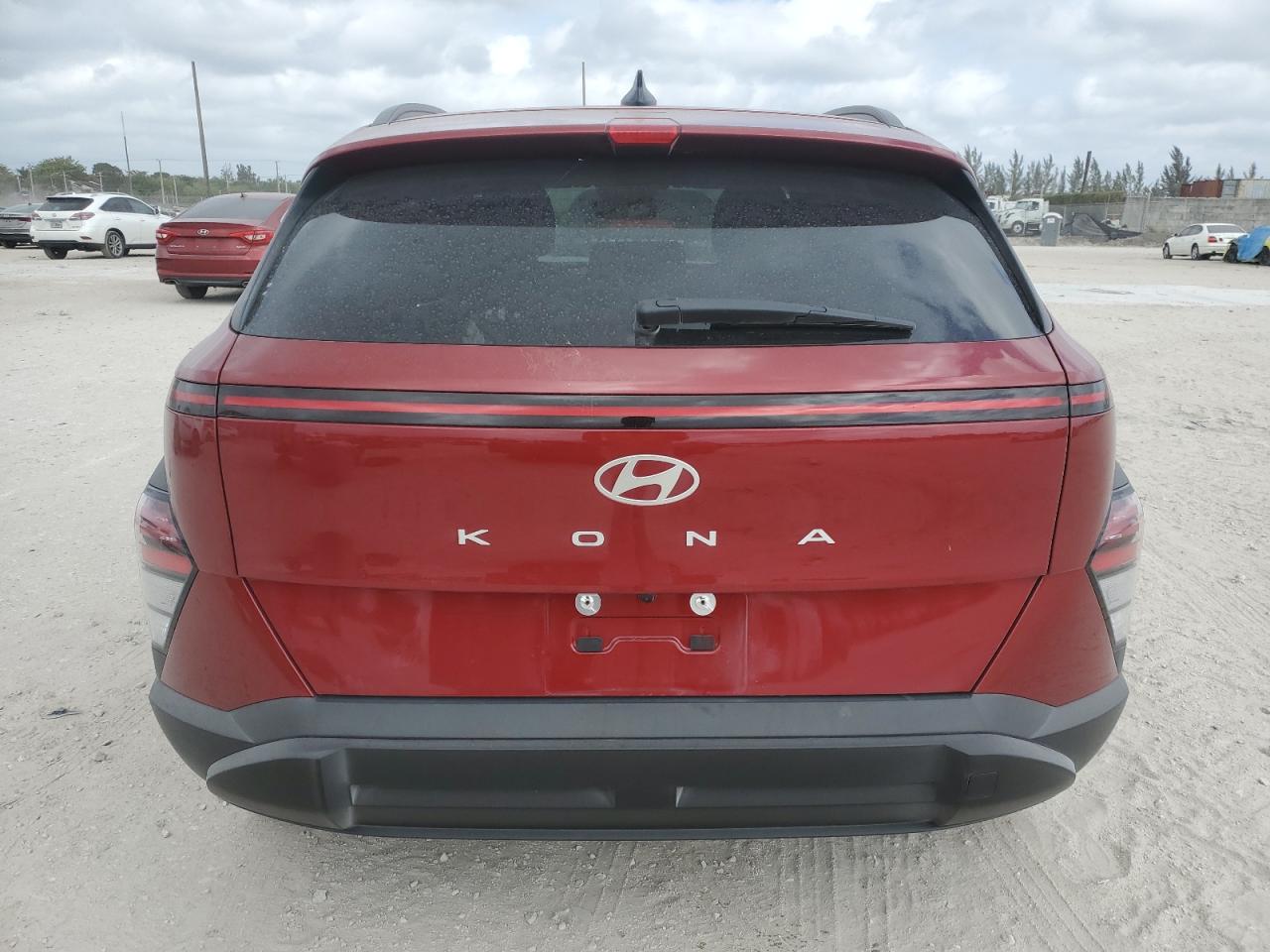 2024 Hyundai Kona VIN KM8HB3AB7RU104064 Copart auction photo, front end damage thumbnail 6