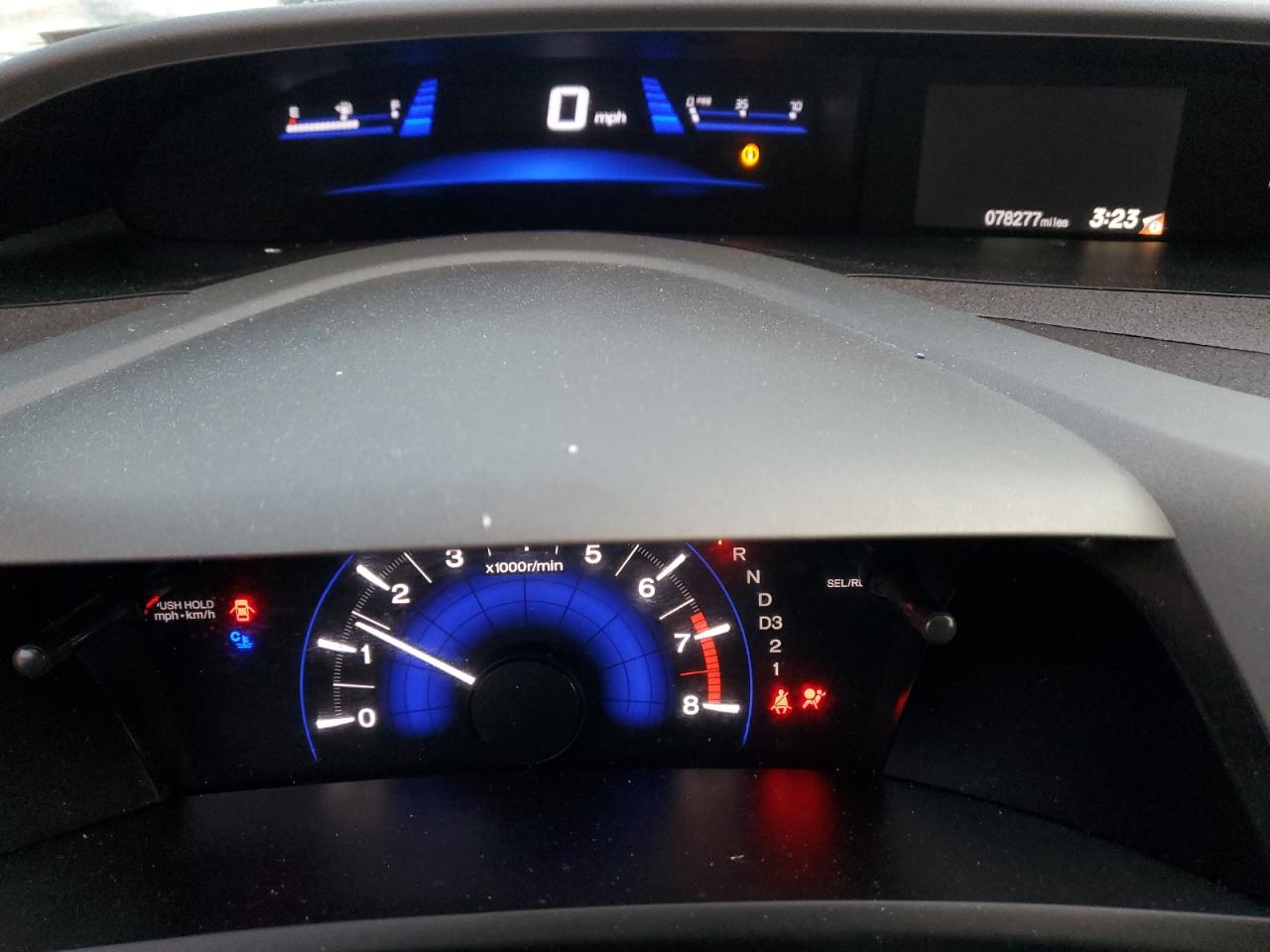 2012 Honda Civic VIN 2HGFB2F58CH308165 Copart auction photo, front end damage thumbnail 9