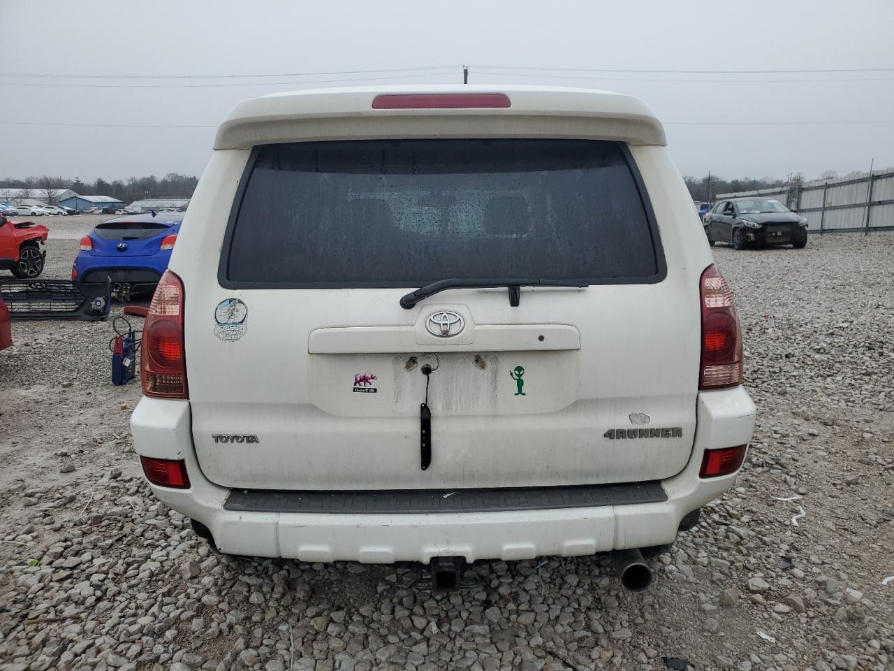2005 Toyota 4Runner VIN JTEBU17R058038534 Copart auction photo, front end / rear end damage thumbnail 6