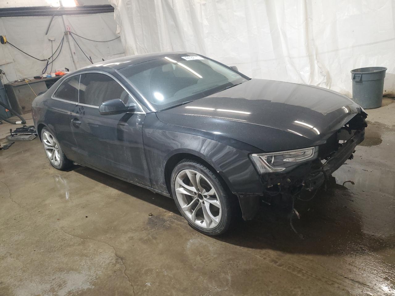 2013 Audi A5 VIN WAURFAFR5DA053811 Copart auction photo, undercarriage / front end damage thumbnail 4