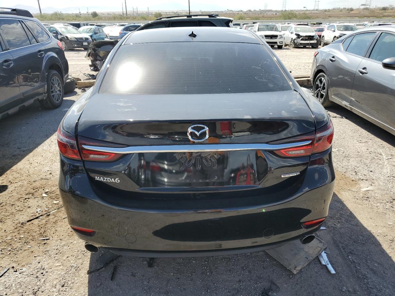 2020 Mazda 6 VIN JM1GL1TY2L1511284 Copart auction photo, rear end / undercarriage damage thumbnail 6