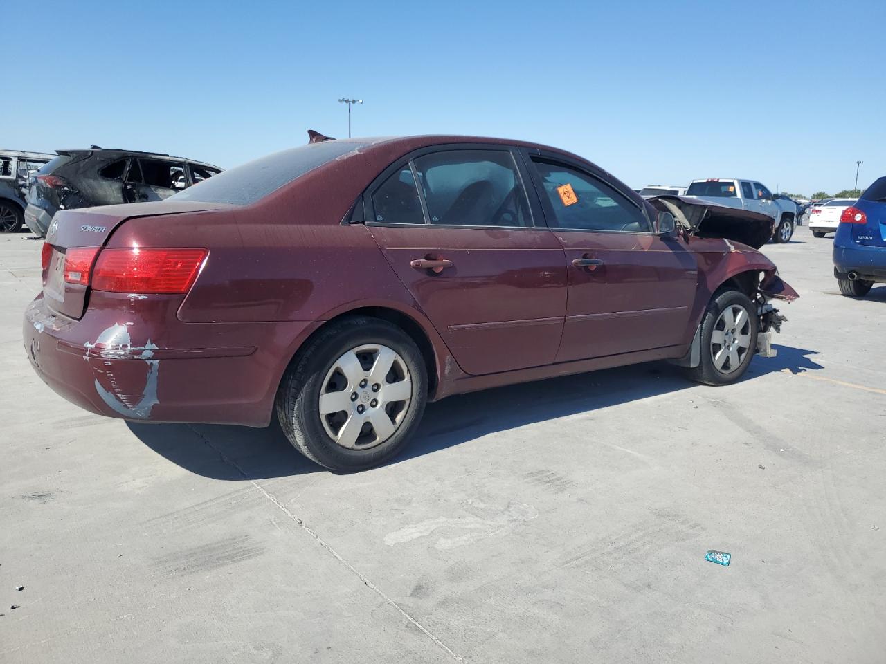 2009 Hyundai Sonata VIN 5NPET46C99H517836 Copart auction photo, front end damage thumbnail 3