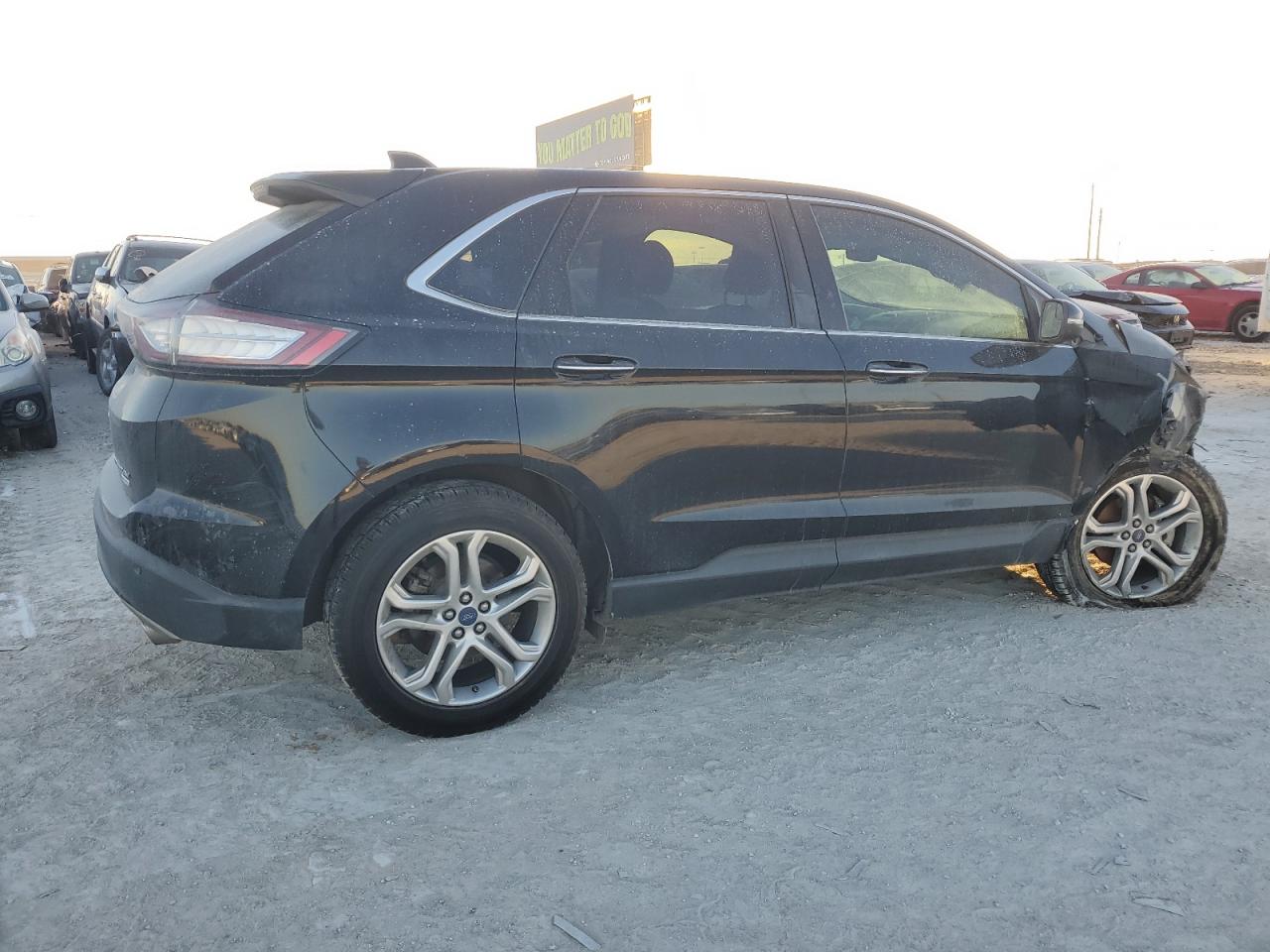 2018 Ford Edge VIN 2FMPK3K9XJBB06554 Copart auction photo, front end damage thumbnail 3