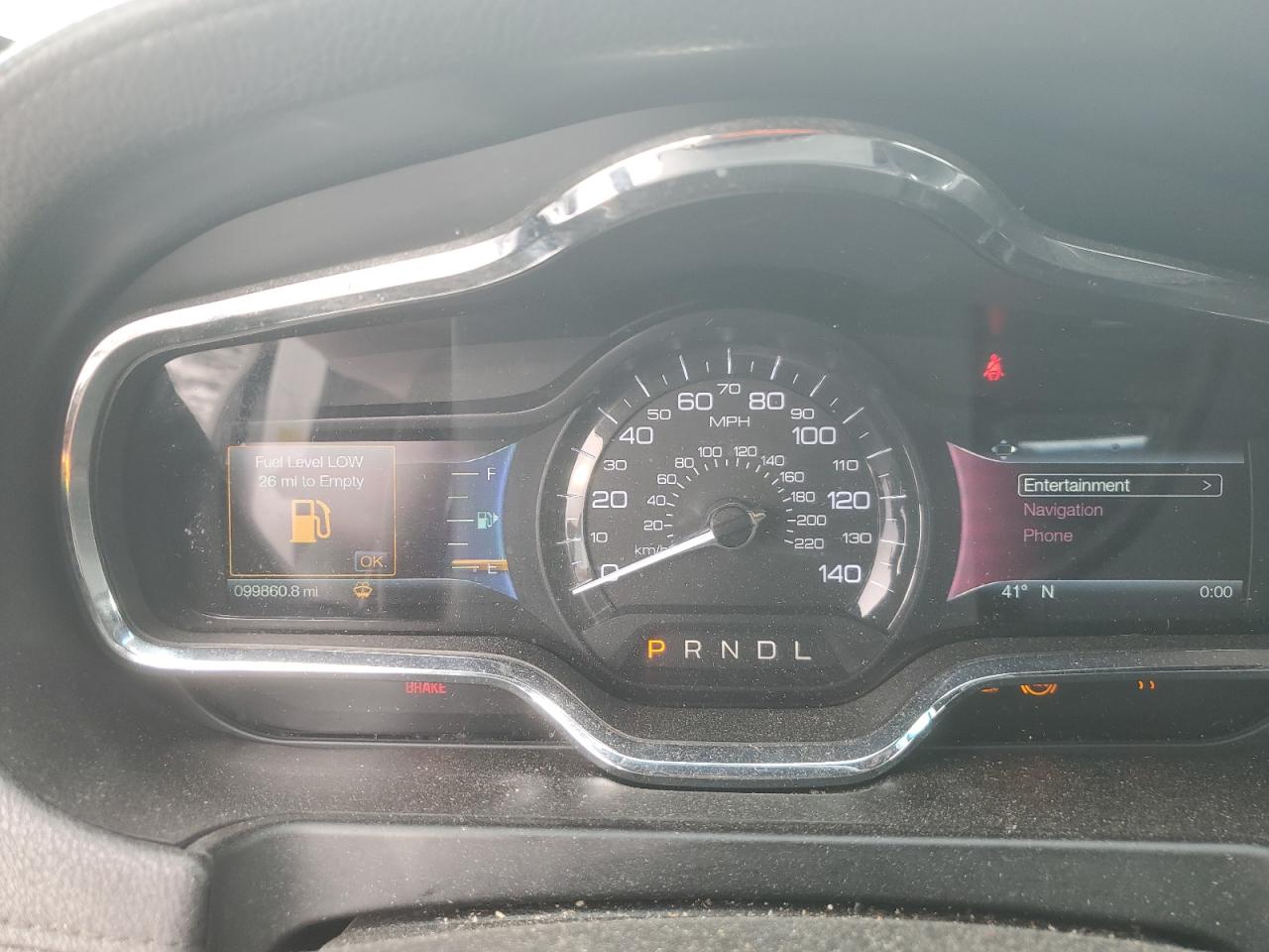 2016 Lincoln MKT VIN 2LMHJ5NK0GBL02369 Copart auction photo, front end / side damage thumbnail 9